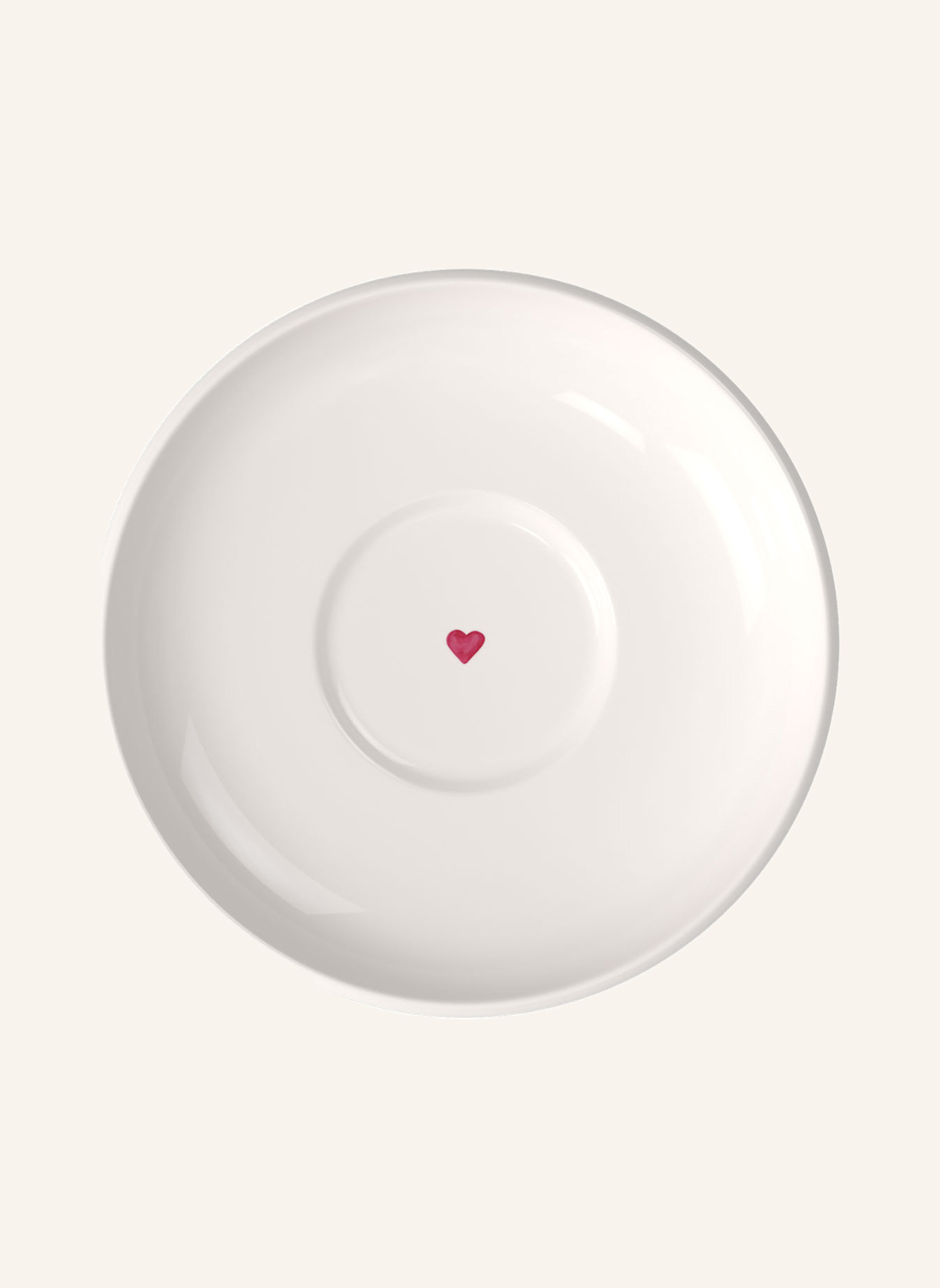 like. by Villeroy & Boch Espresso-Untertasse WITH LOVE: WEISS