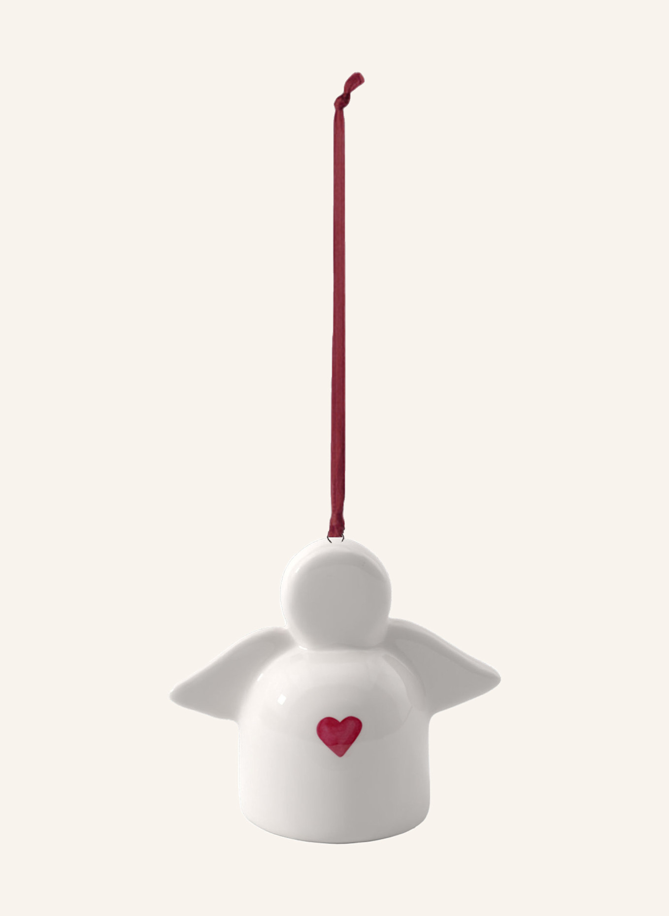 like. by Villeroy & Boch Schutzengel Ornament Sending Love WITH LOVE: WEISS