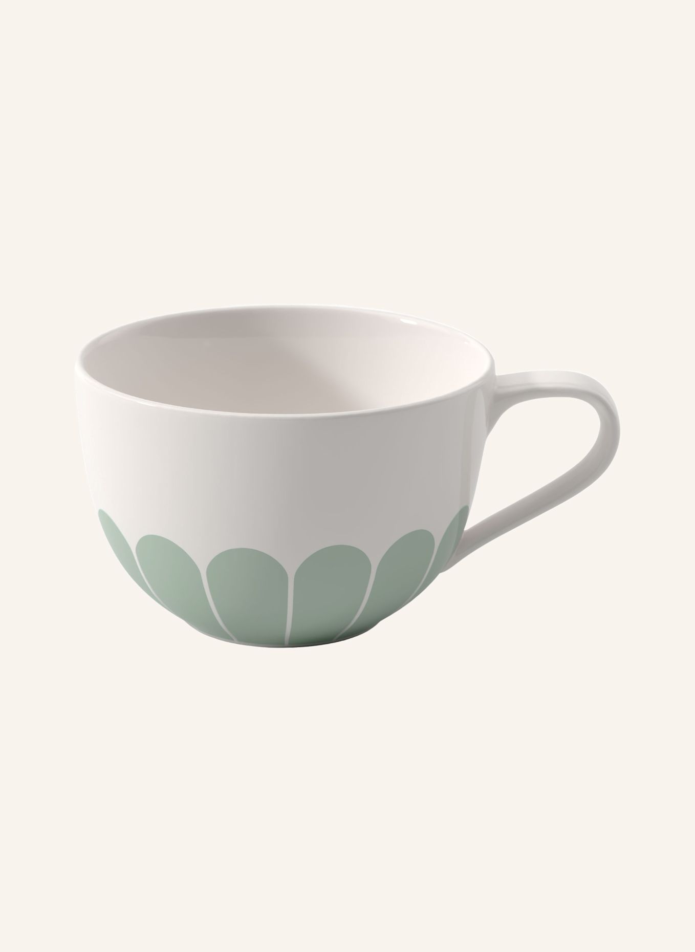 Villeroy & Boch Cappuccino-Tasse FLEUR VERT: GRÜN