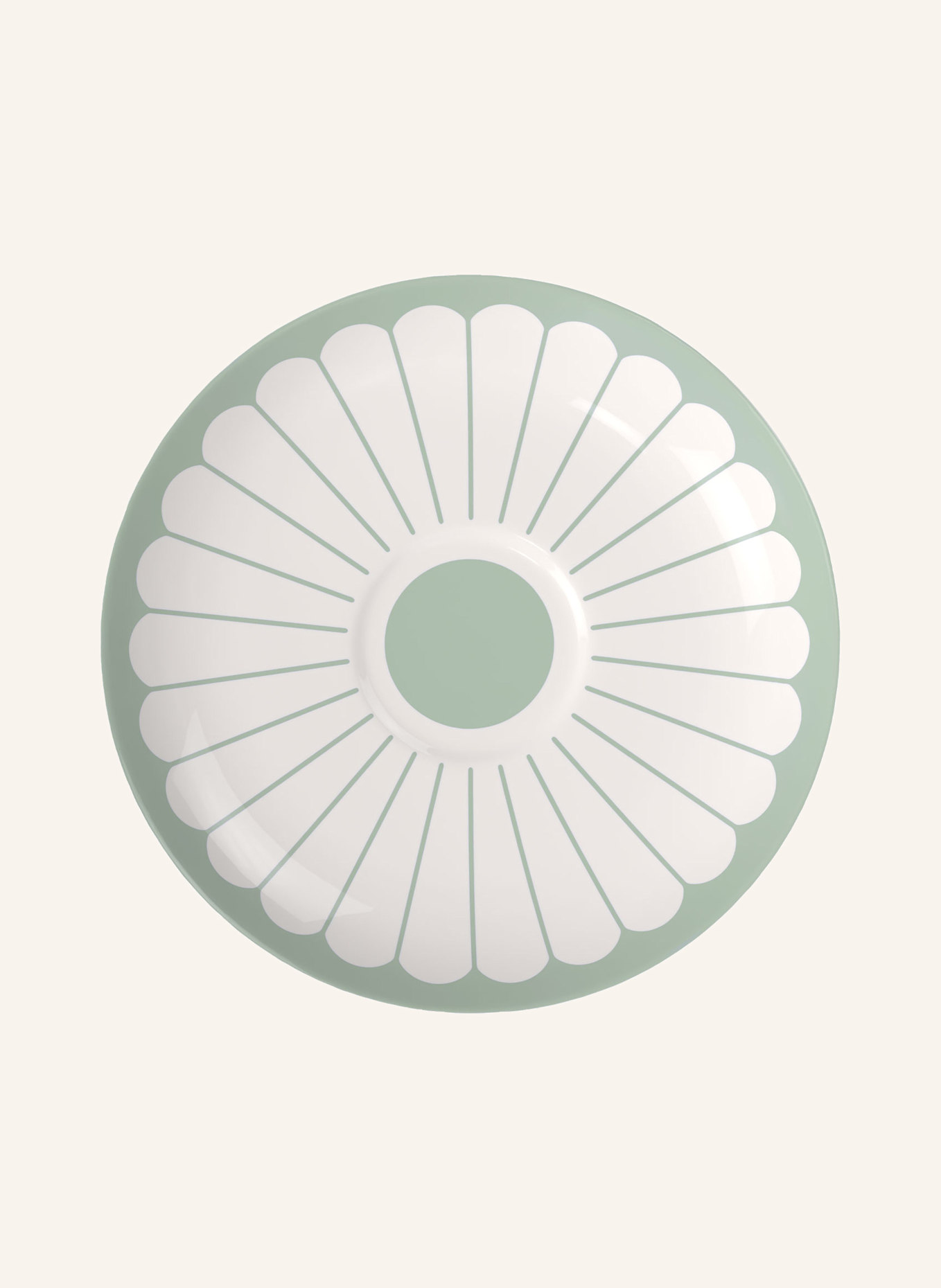 Villeroy & Boch Cappuccino-Untertasse FLEUR VERT: GRÜN