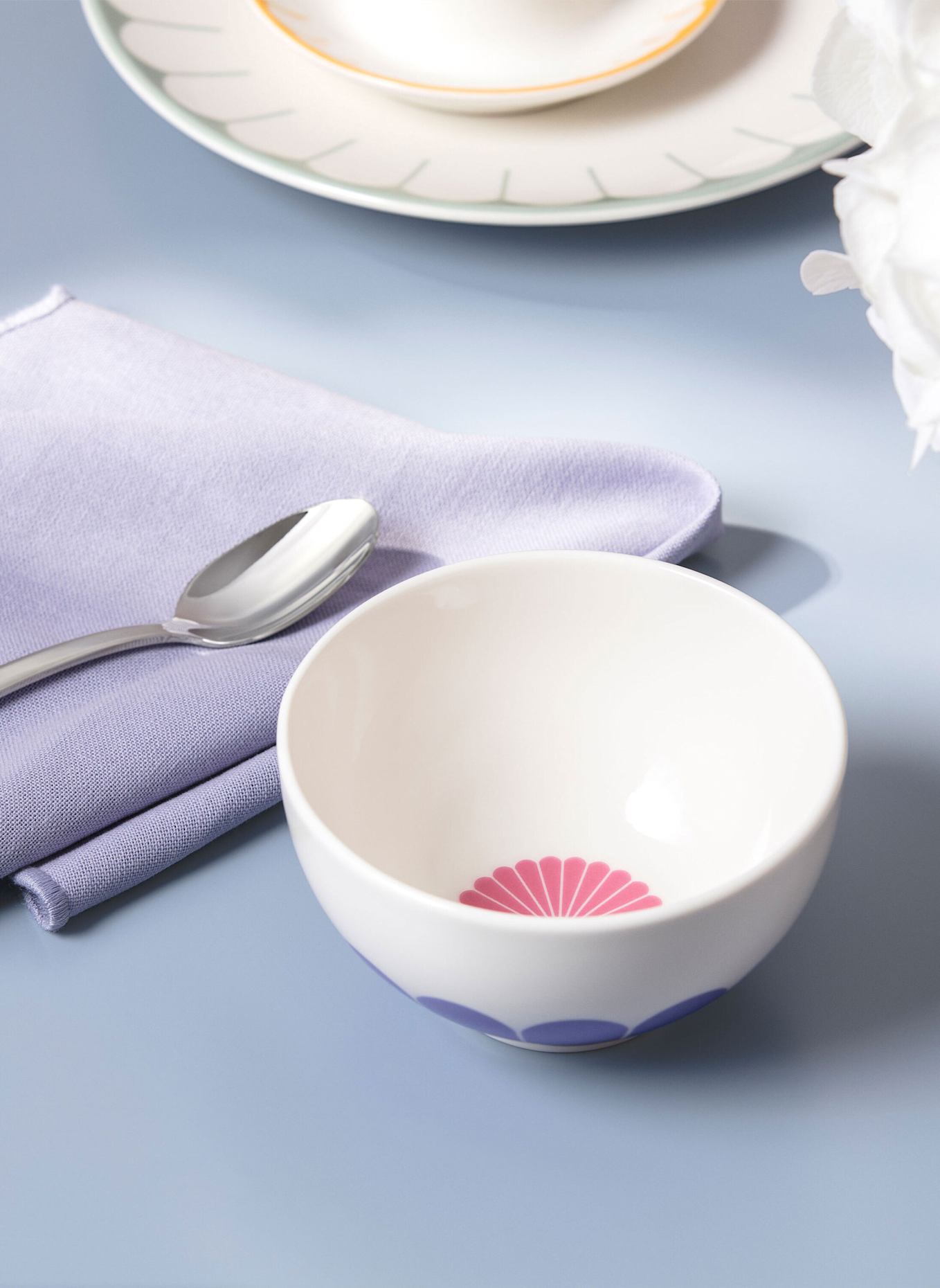 Villeroy & Boch Schale FLEUR COULEUR: GELB/ GRÜN/ BLAU/ ROT
