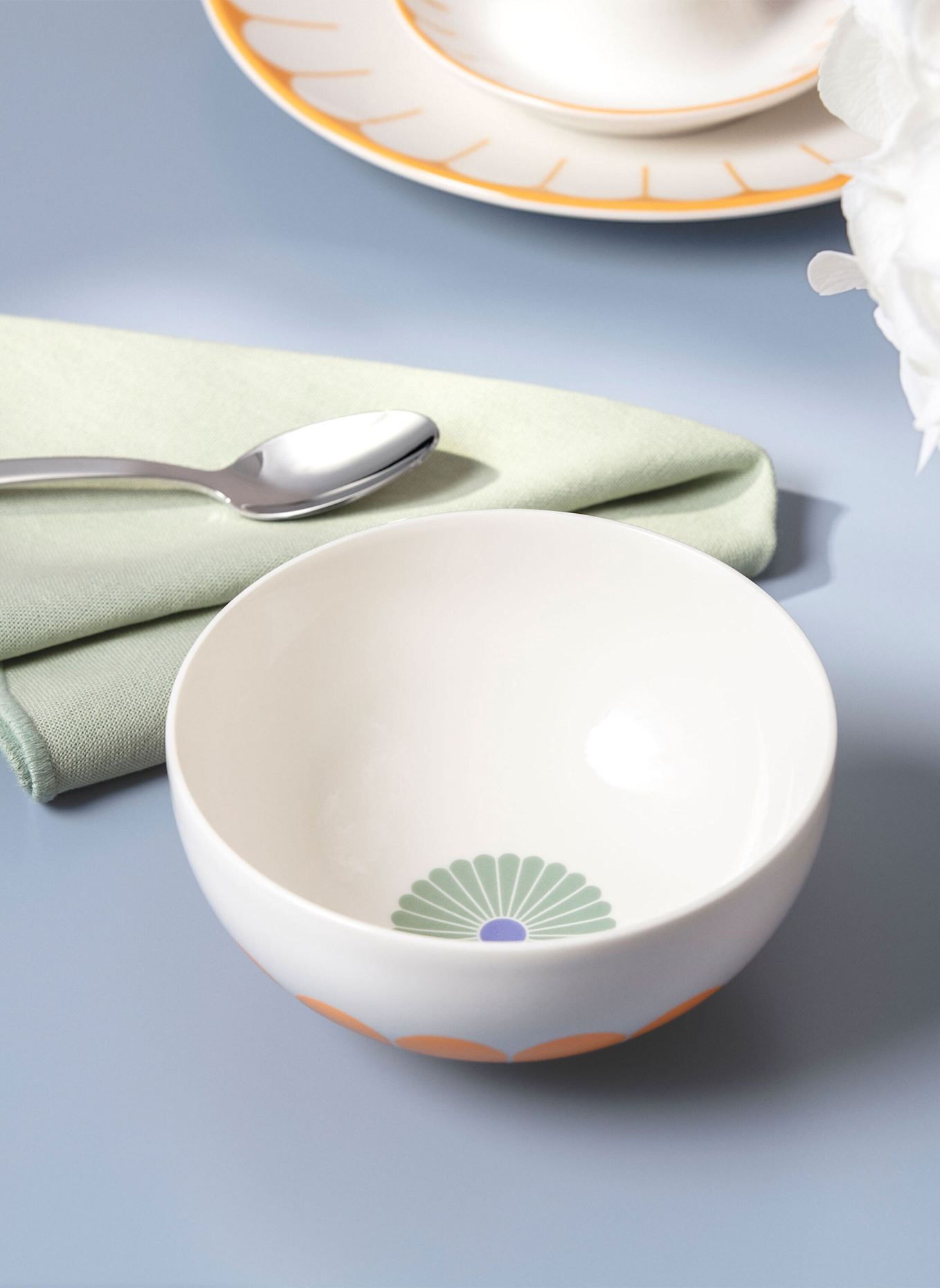 Villeroy & Boch Schale FLEUR COULEUR: GELB/ GRÜN/ BLAU/ ROT