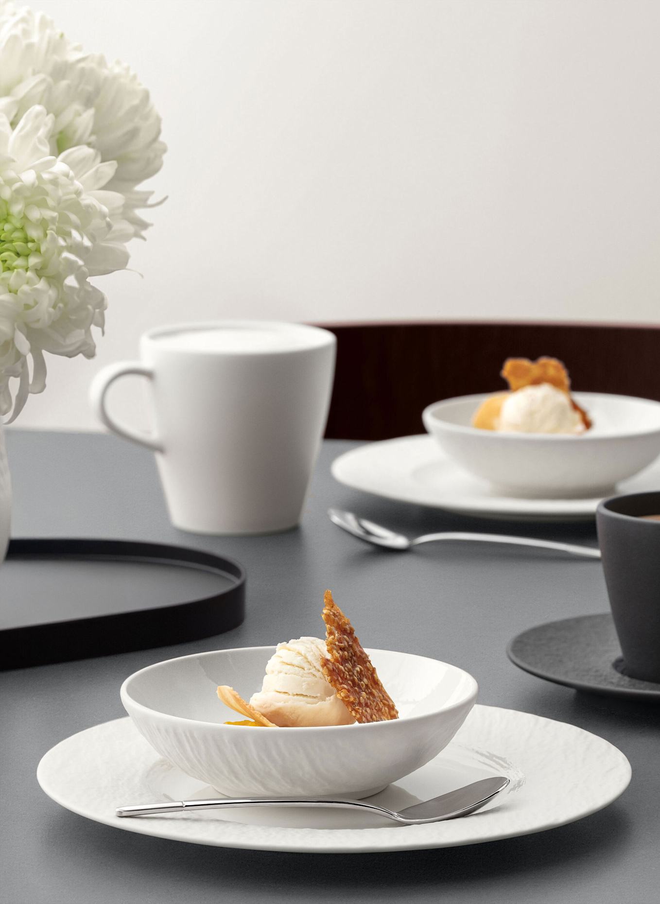 Villeroy & Boch Dessertschale MANUFACTURE ICE: WEISS
