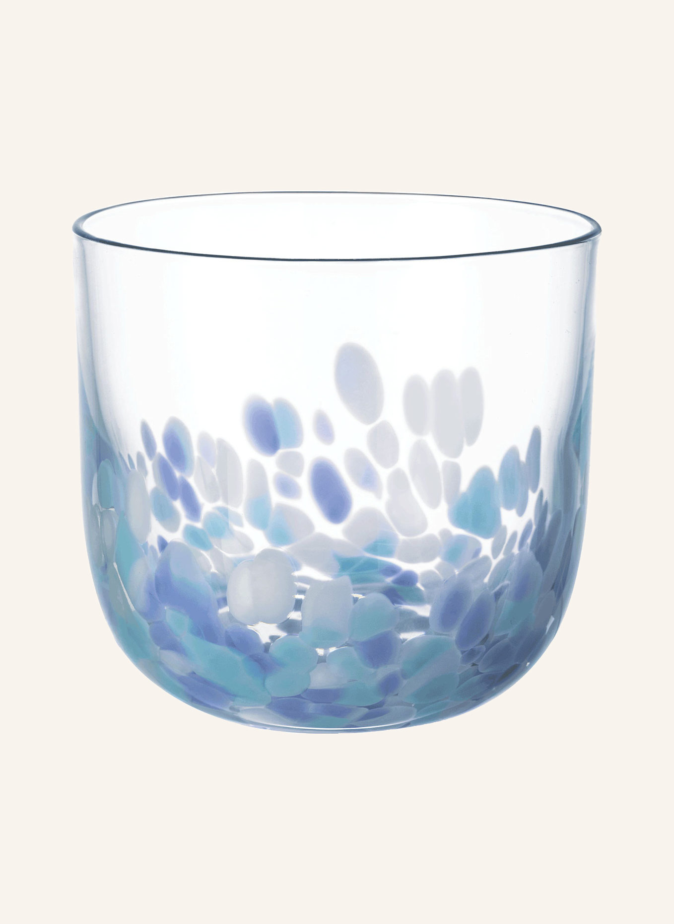 like. by Villeroy & Boch Wasserglas, 2 Stück LIKE CONFETTI AQUA: BLAU