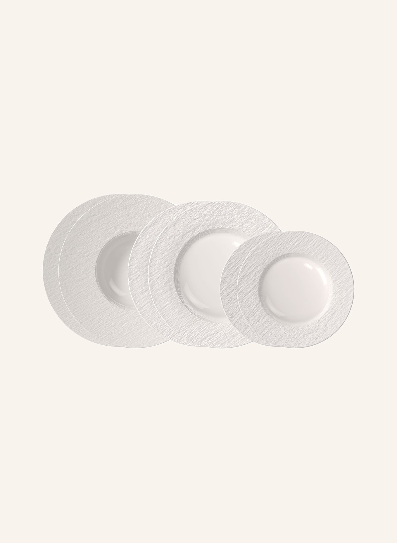 Villeroy & Boch Dinner-Set, 6-teilig MANUFACTURE ICE: WEISS