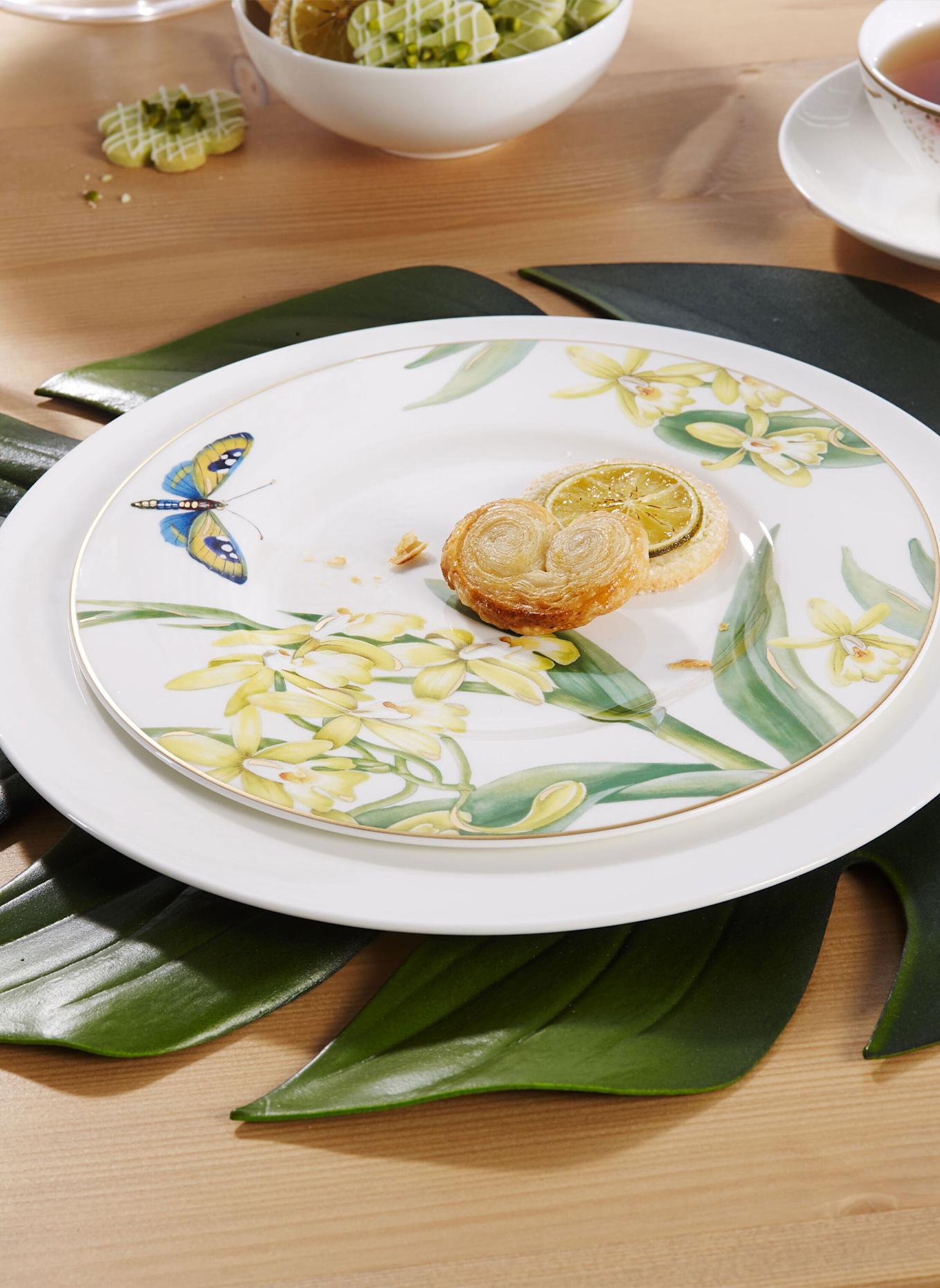 Villeroy & Boch Frühstücks-/Dessertteller AMAZONIA: GELB/ GRÜN/ BLAU/ ROT