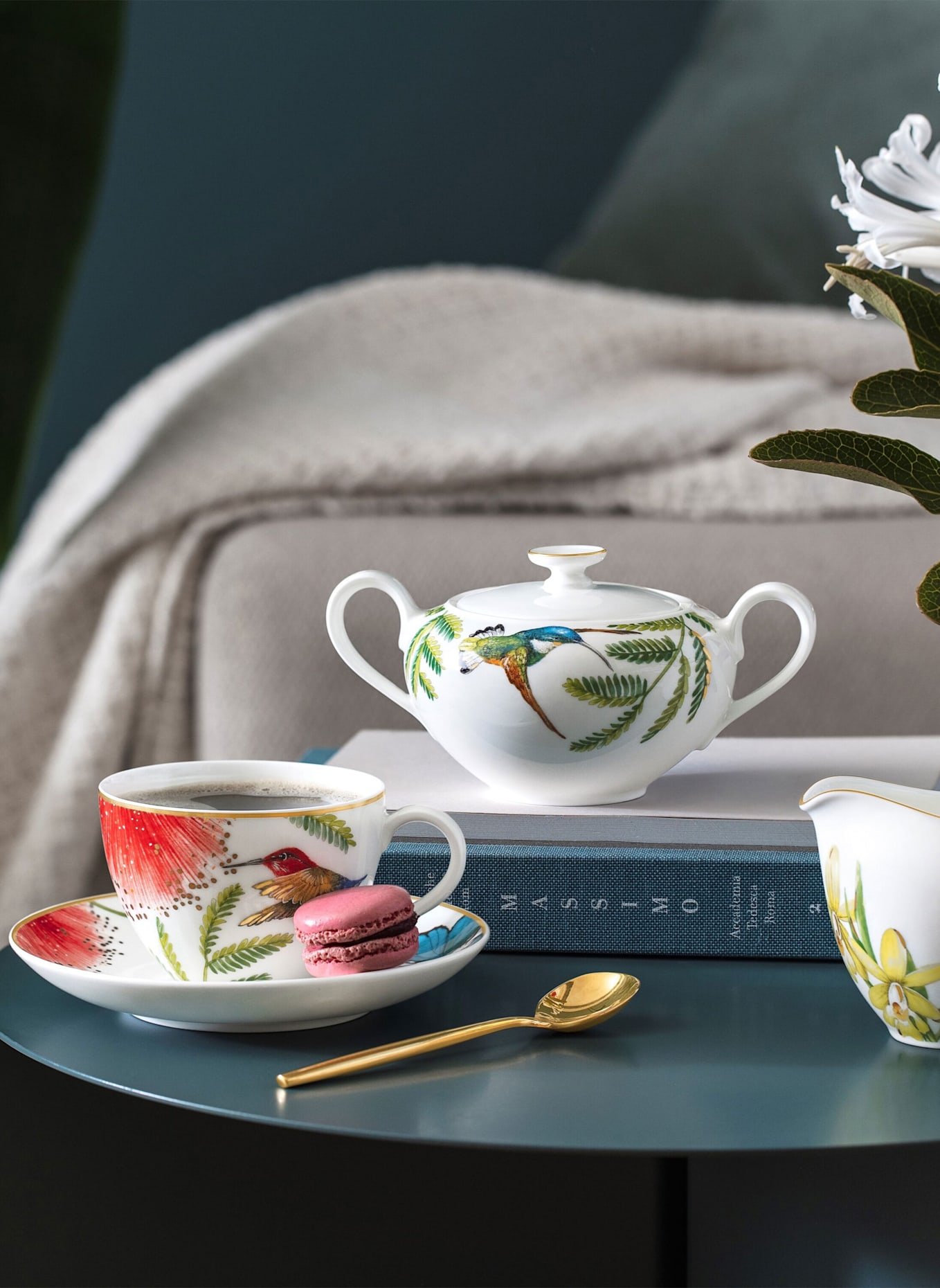 Villeroy & Boch Kaffee-/Teeuntertasse AMAZONIA: GELB/ GRÜN/ BLAU/ ROT