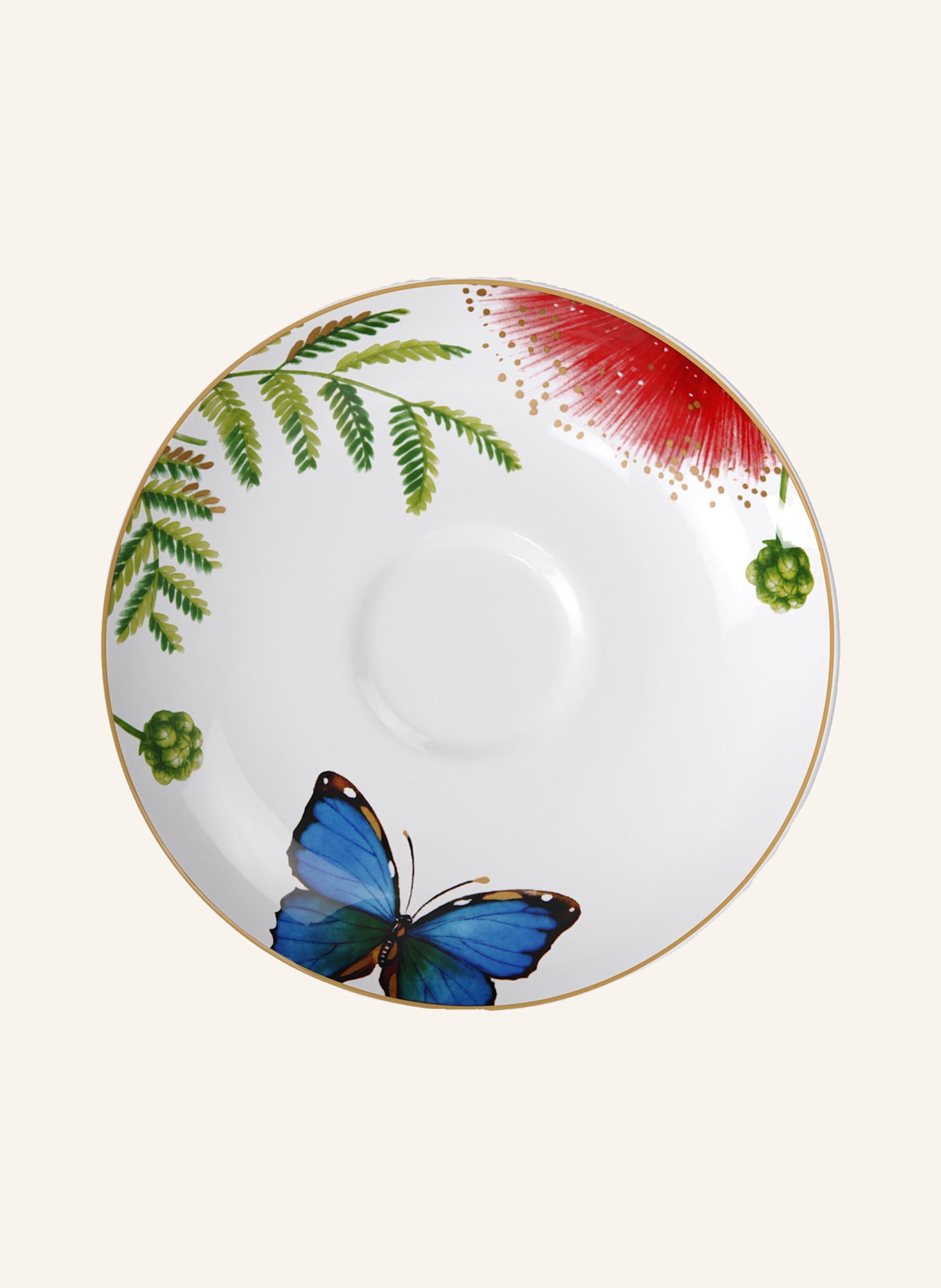 Villeroy & Boch Kaffee-/Teeuntertasse AMAZONIA: GELB/ GRÜN/ BLAU/ ROT