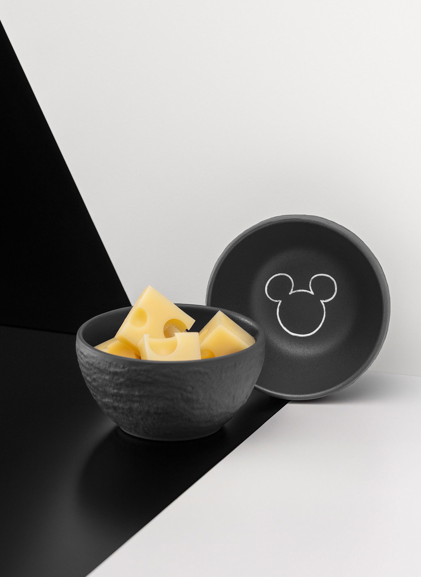 Villeroy & Boch Dipschale MANUFACTURE ROCK - MICKEY MOUSE: SCHWARZ