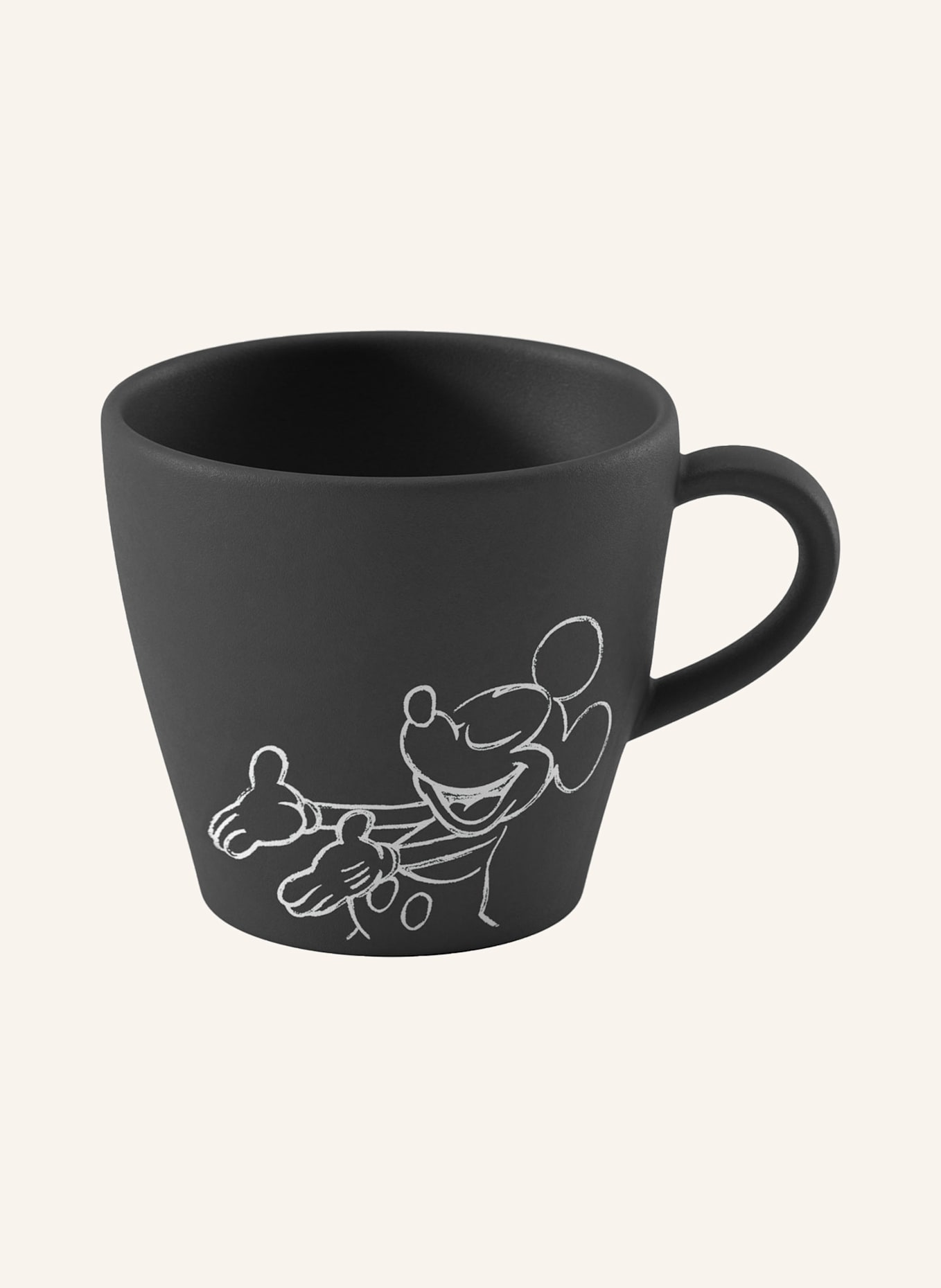 Villeroy & Boch Kaffeetasse MANUFACTURE ROCK - MICKEY MOUSE: SCHWARZ