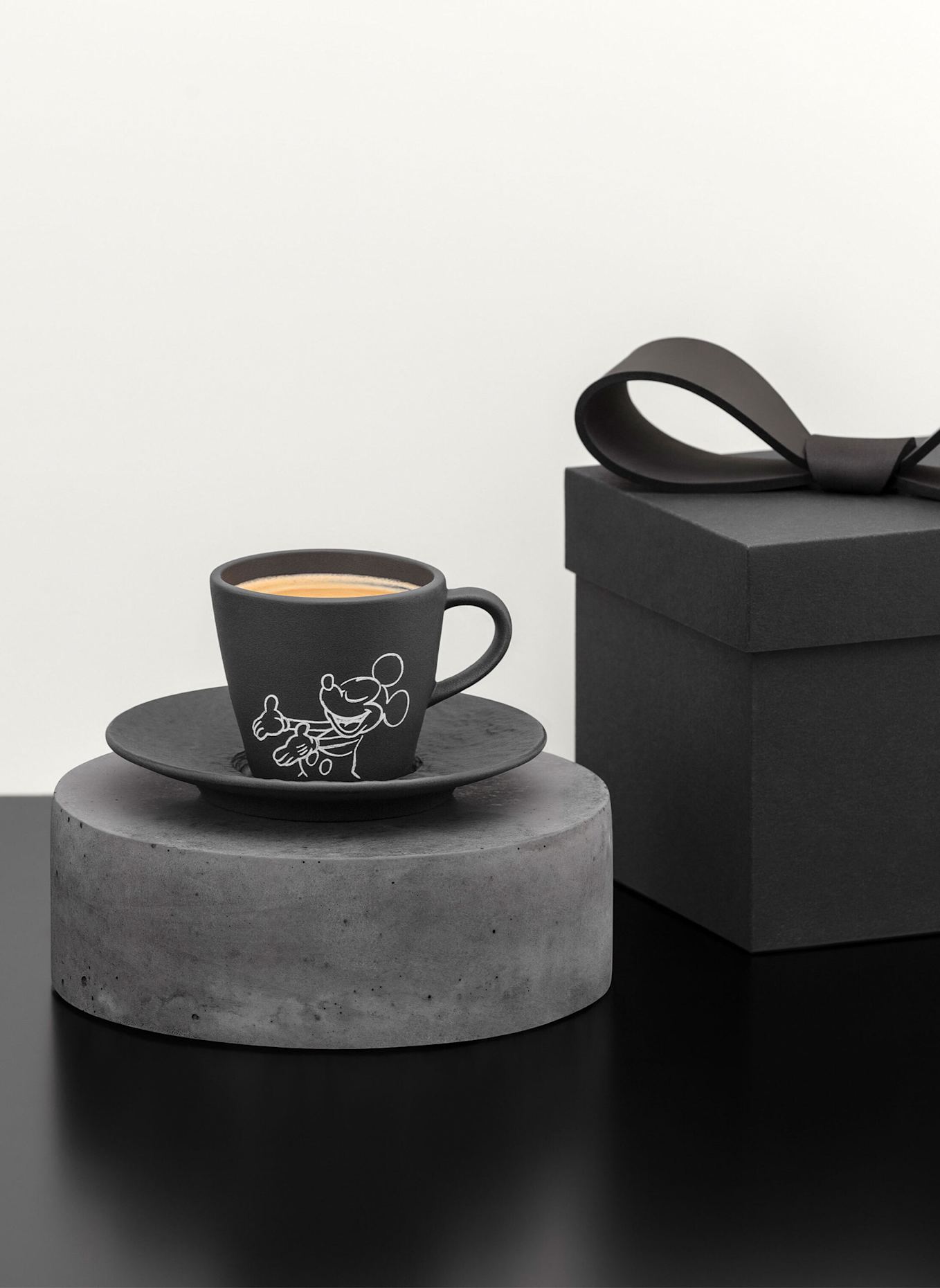 Villeroy & Boch Espressotasse MANUFACTURE ROCK - MICKEY MOUSE: SCHWARZ