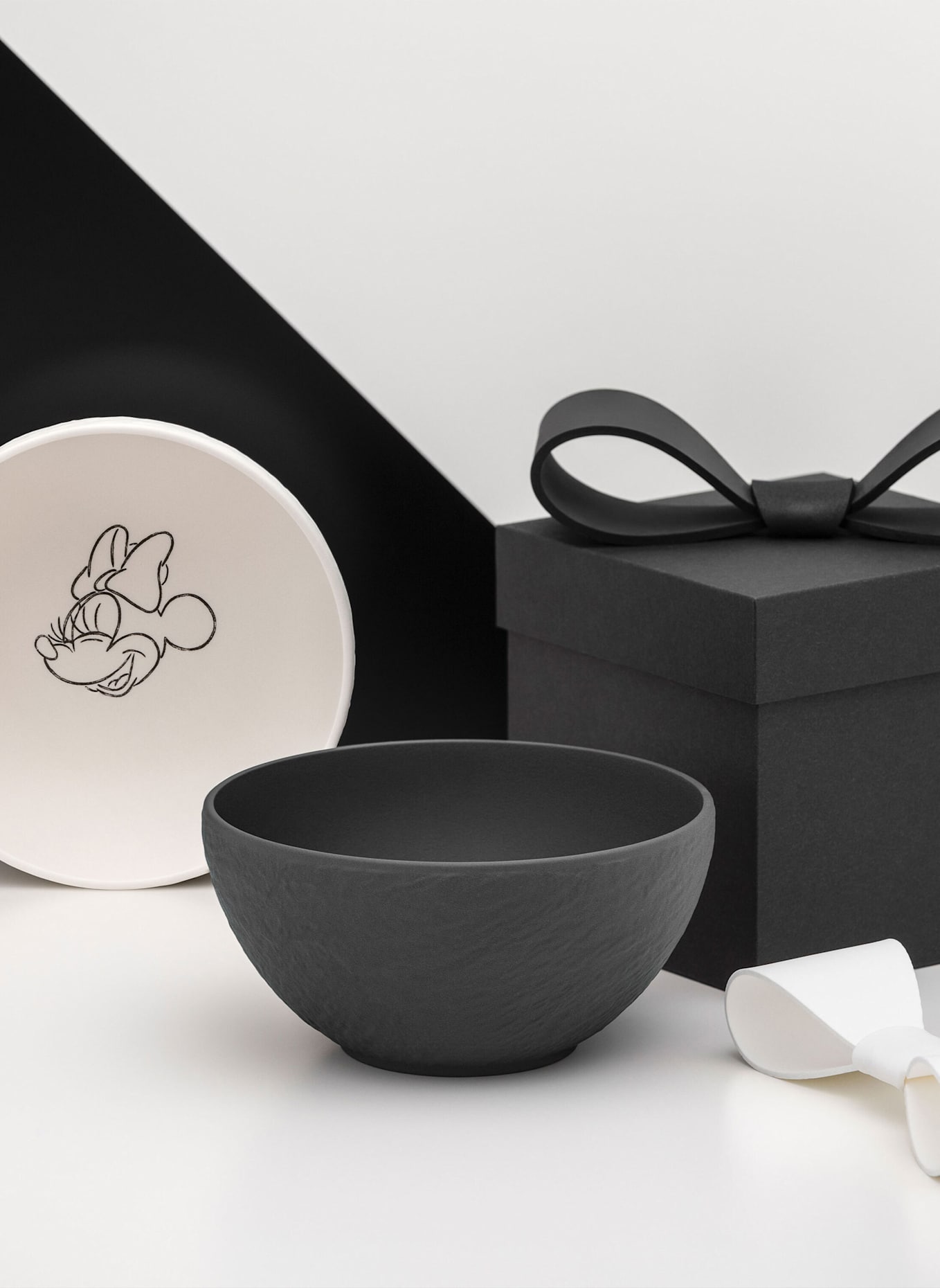 Villeroy & Boch Müslischale MANUFACTURE ROCK - MICKEY MOUSE: SCHWARZ