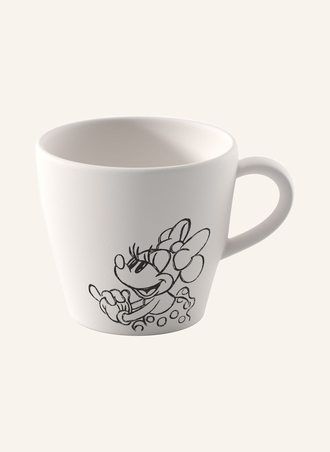 Villeroy & Boch Kaffeetasse MANUFACTURE ROCK BLANC - MICKEY MOUSE: WEISS