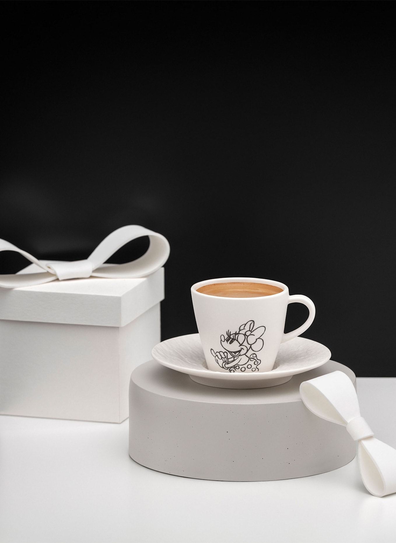 Villeroy & Boch Kaffee-Untertasse MANUFACTURE ROCK BLANC - MICKEY MOUSE: WEISS