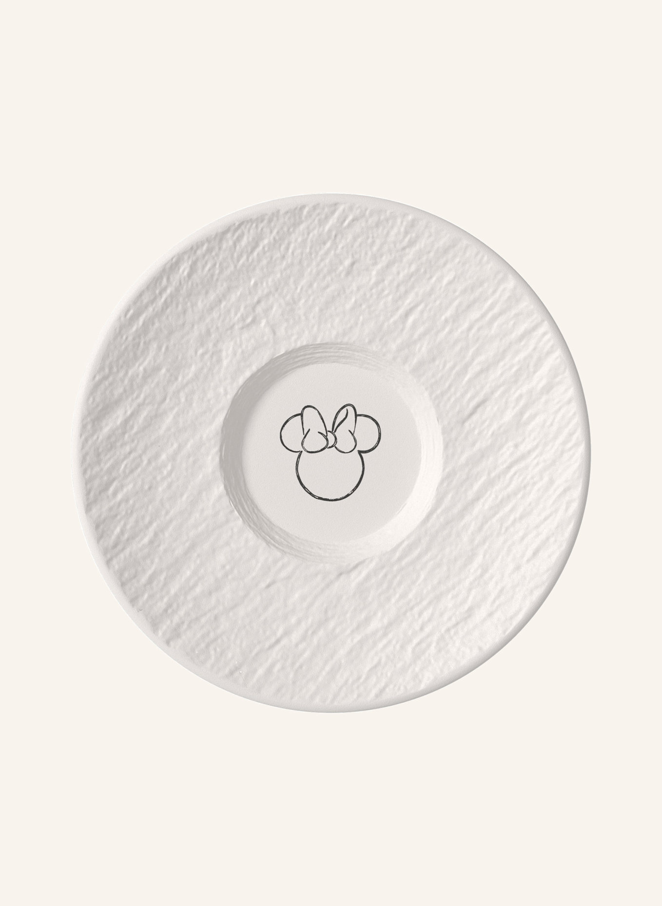 Villeroy & Boch Kaffee-Untertasse MANUFACTURE ROCK BLANC - MICKEY MOUSE: WEISS