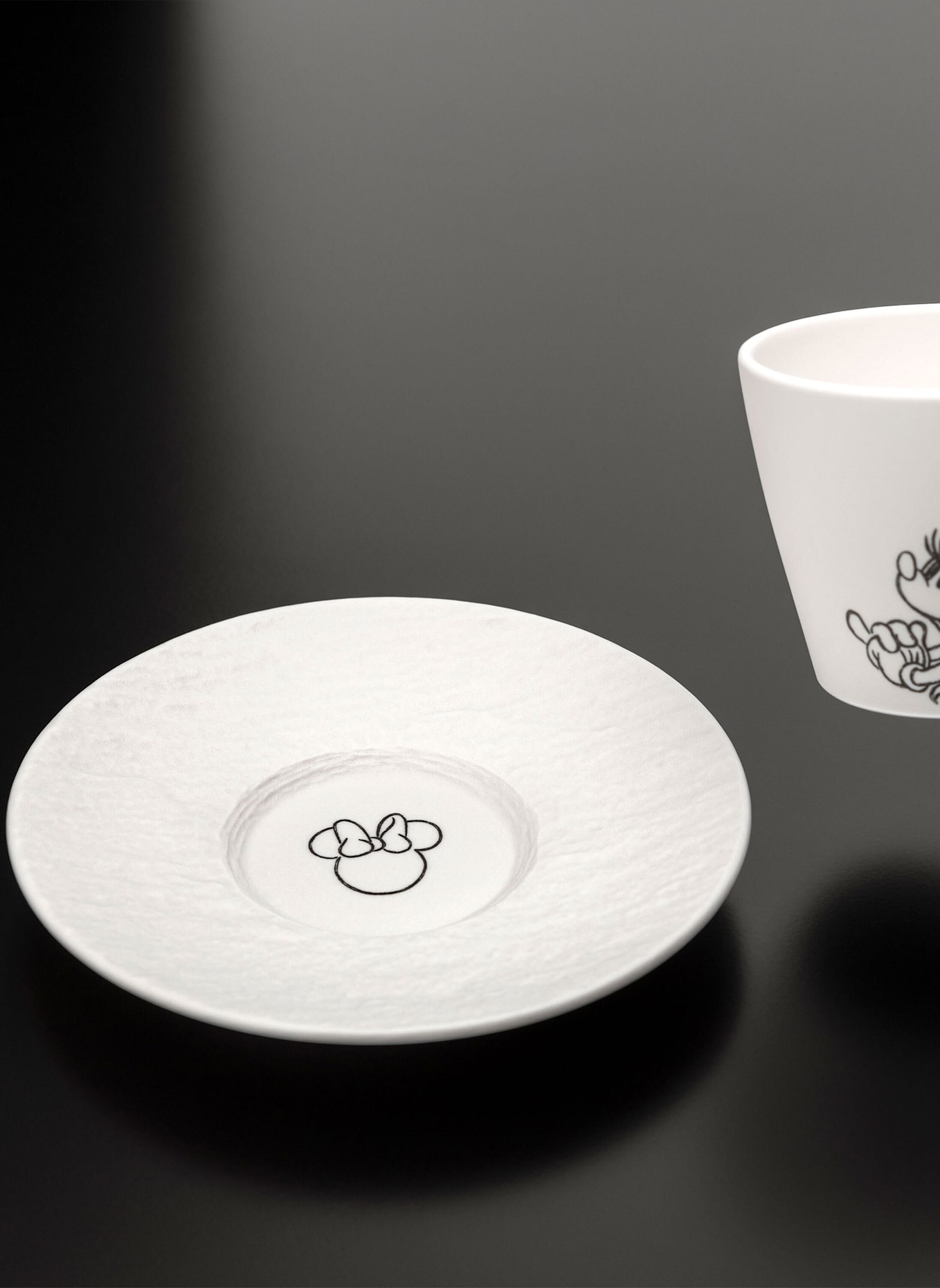 Villeroy & Boch Espresso-Untertasse MANUFACTURE ROCK BLANC - MICKEY MOUSE: WEISS