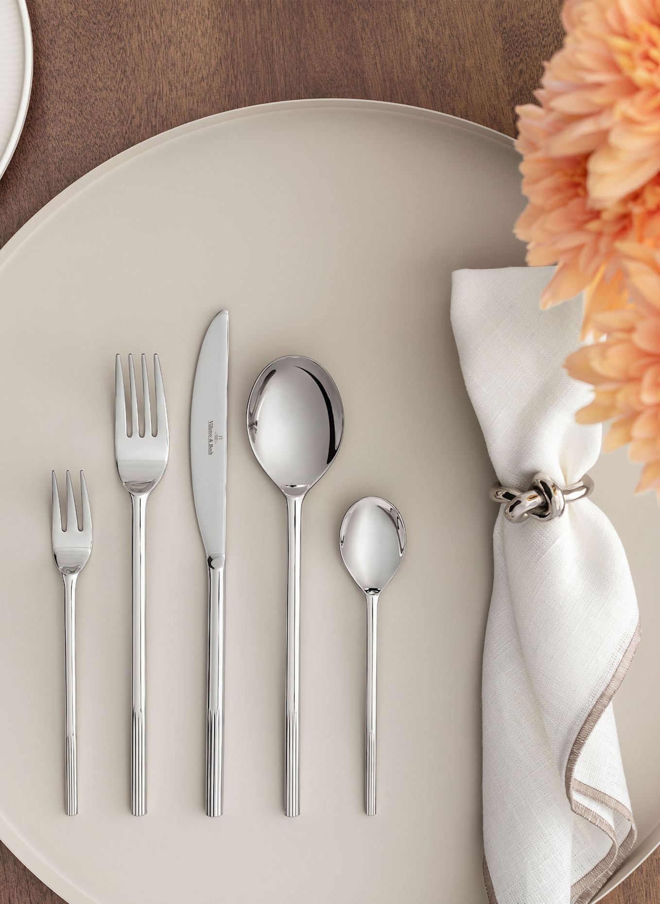 Villeroy & Boch Besteckset 30-teilig AFINA: SILBER