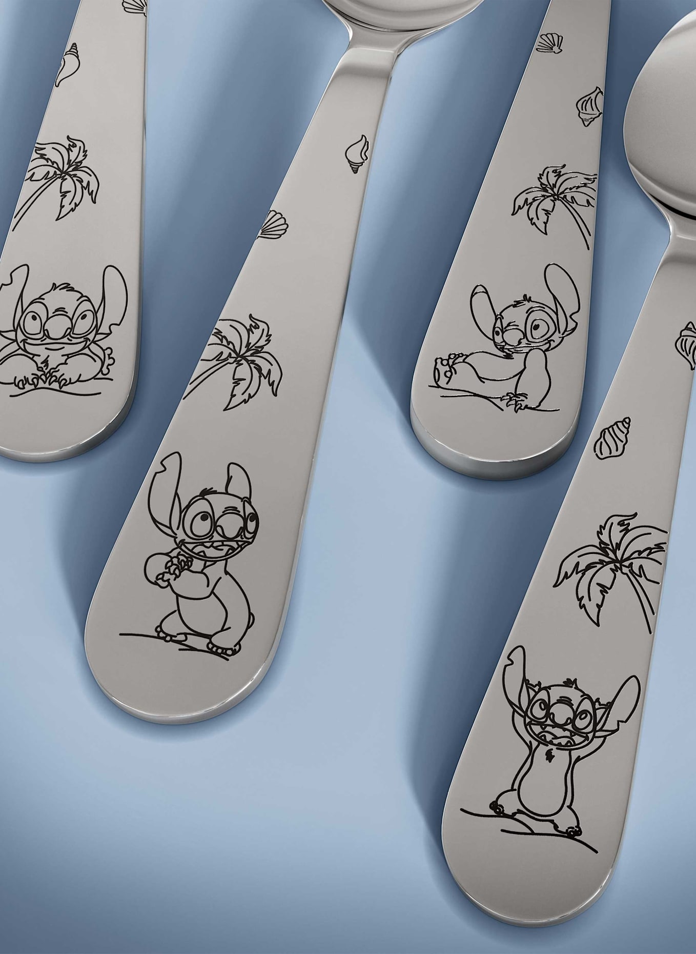Villeroy & Boch Kinderbesteck, 4-teilig DISNEY STITCH: SILBER
