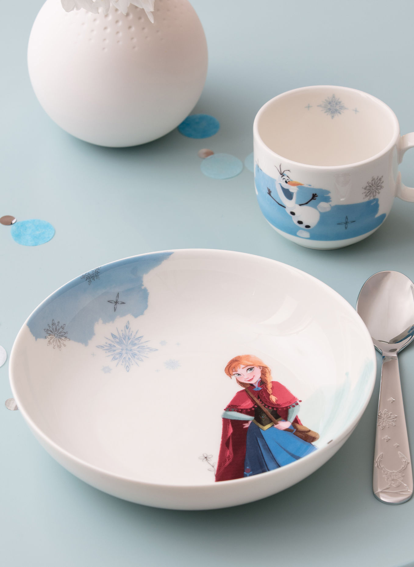 Villeroy & Boch Kinder-Suppenteller DISNEY FROZEN: GELB/ GRÜN/ BLAU/ ROT