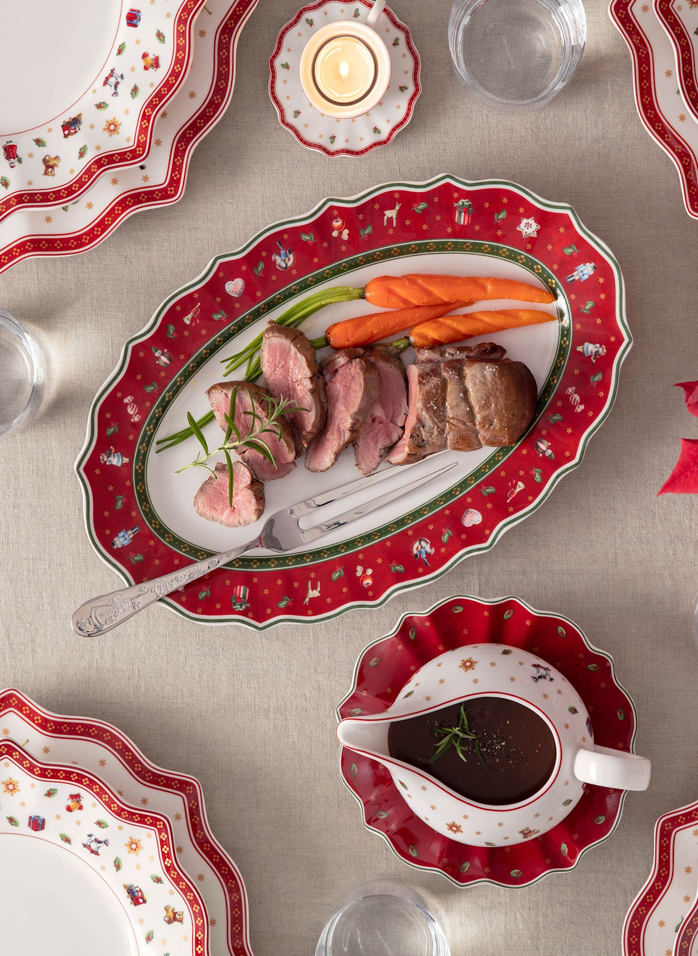 Villeroy & Boch Fleischgabel TOY'S DELIGHT: SILBER