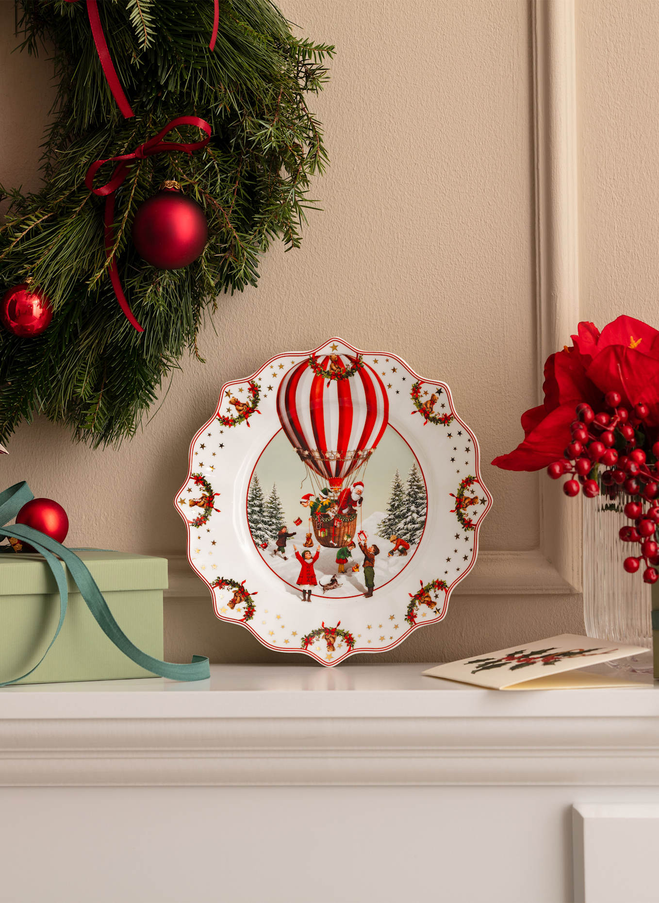 Villeroy & Boch Jahresteller 2026 ANNUAL CHRISTMAS EDITION: GELB/ GRÜN/ BLAU/ ROT