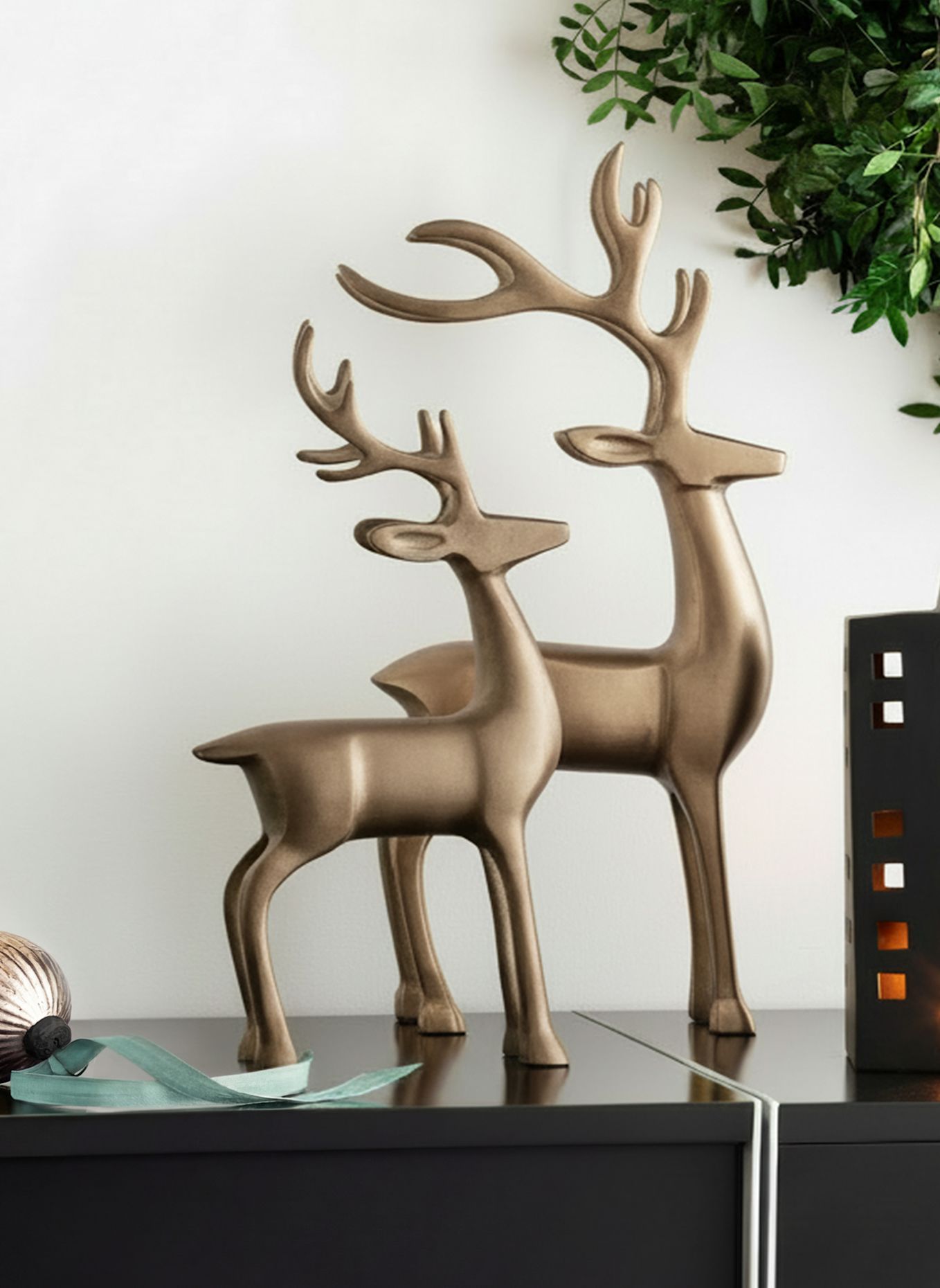Villeroy & Boch Hirsch gold CHRISTMAS CHIC: GOLD