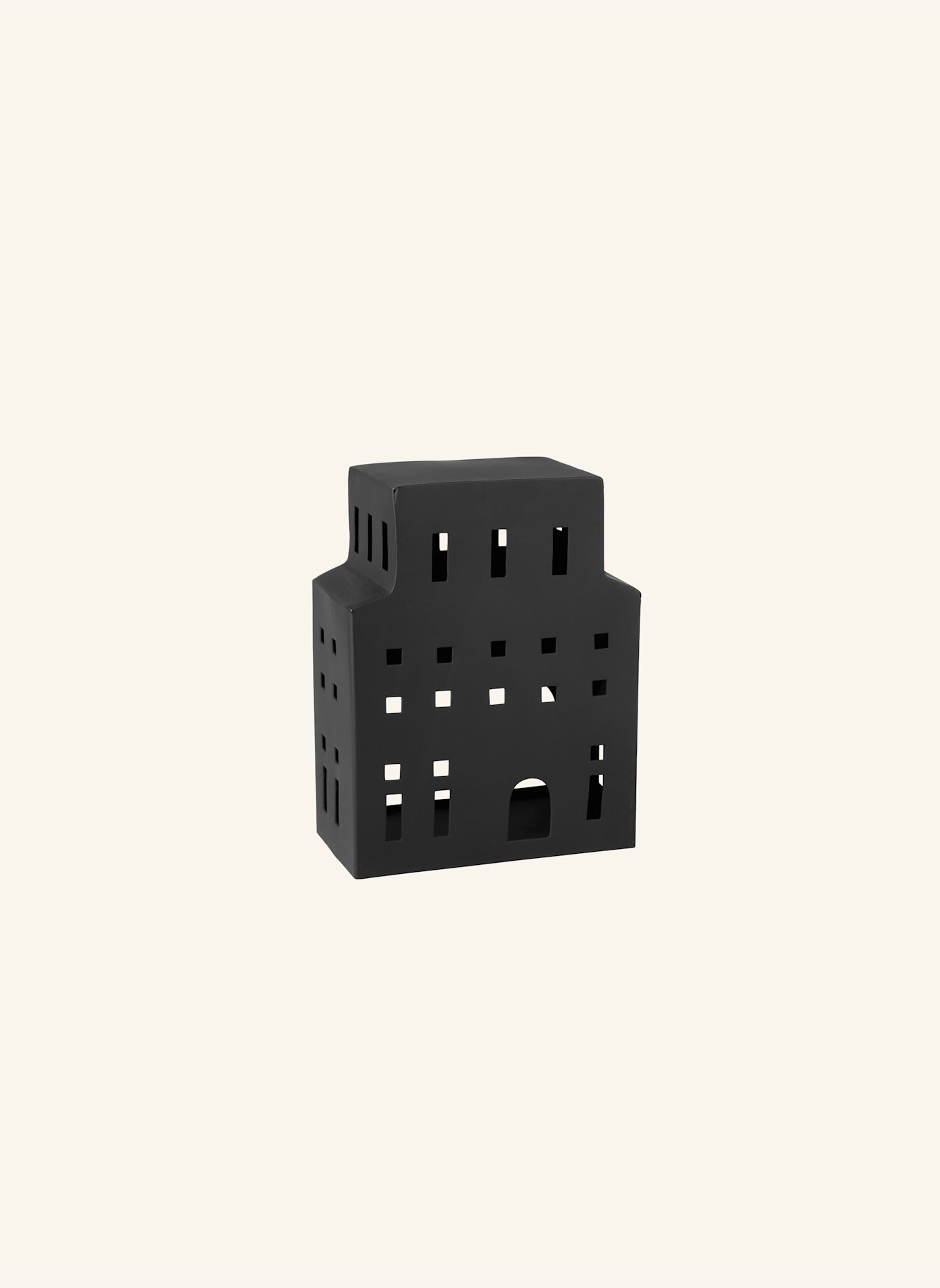 Villeroy & Boch Windlicht Haus CHRISTMAS CHIC: SCHWARZ