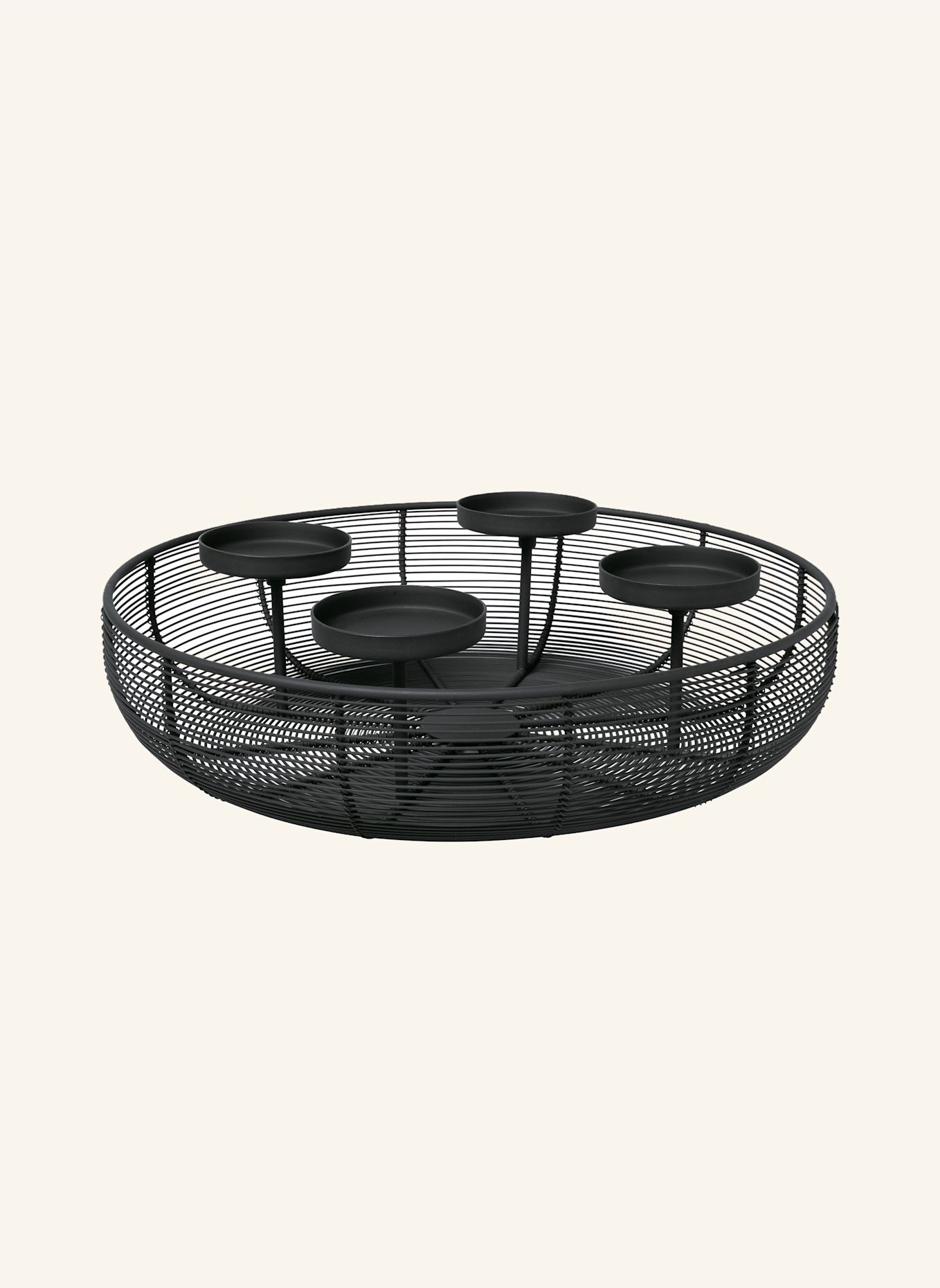 Villeroy & Boch Adventskranz CHRISTMAS CHIC: SCHWARZ