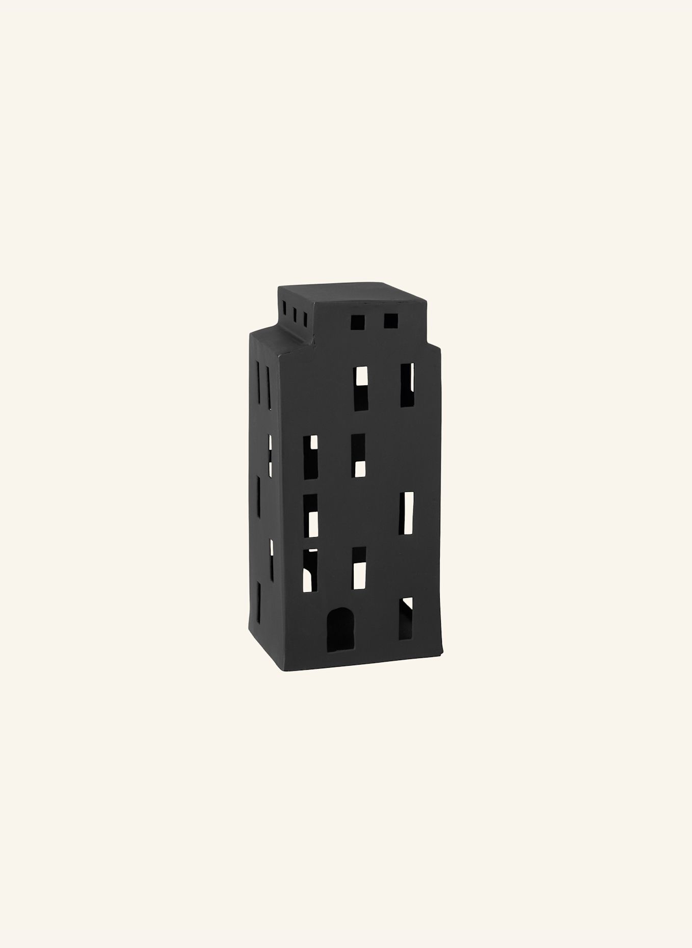 Villeroy & Boch Windlicht Haus CHRISTMAS CHIC: SCHWARZ