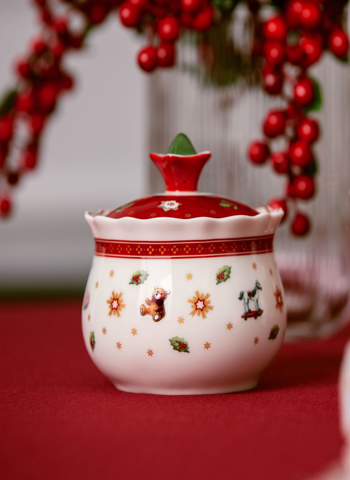 Villeroy & Boch Marmeladendose TOY'S DELIGHT: GELB / GRÜN / BLAU