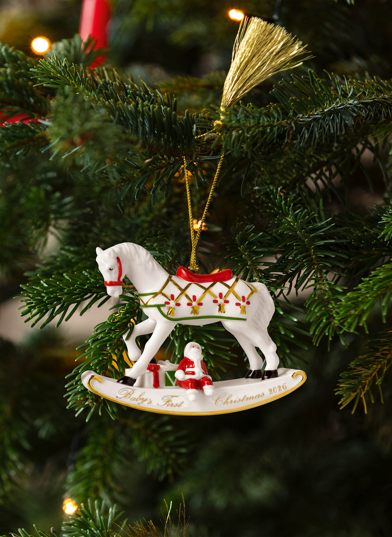 Villeroy & Boch Ornament Schaukelpferd 2026 CHRISTMAS CLASSICS: GOLD