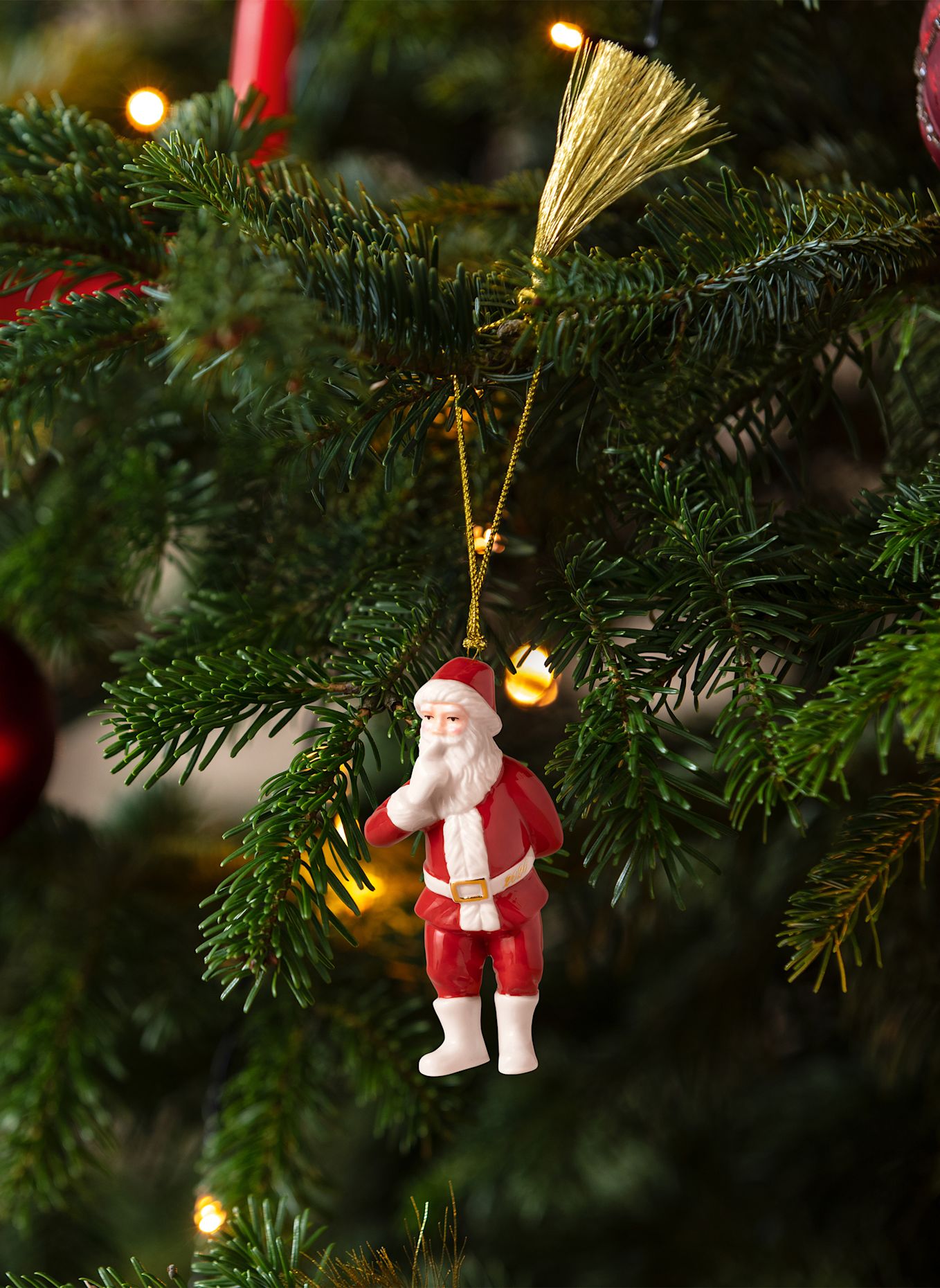 Villeroy & Boch Ornament Santa 2026 CHRISTMAS CLASSICS: GOLD