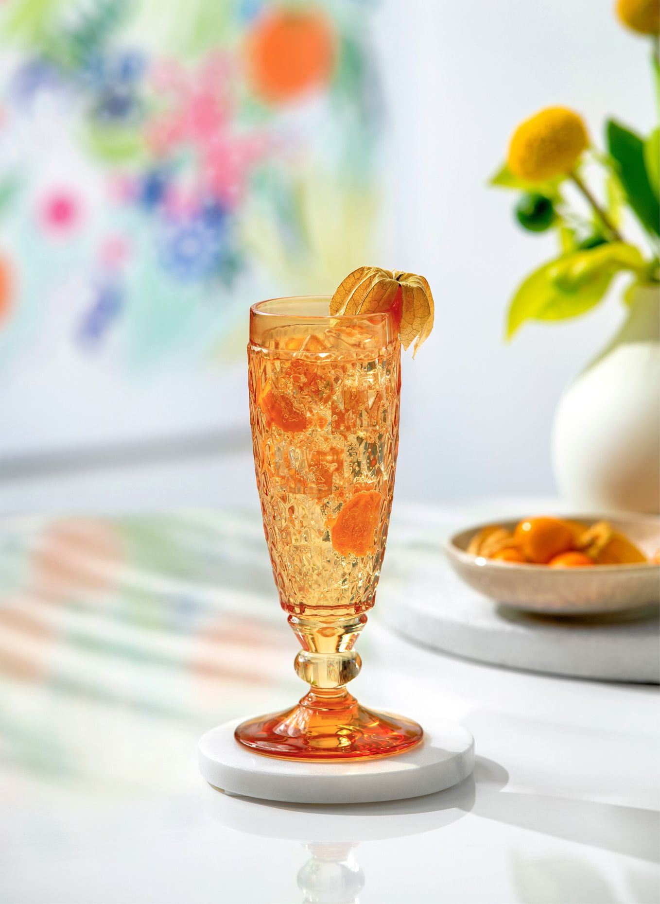 Villeroy & Boch Sekt-/Champagnerglas BOSTON SAFFRON: GELB