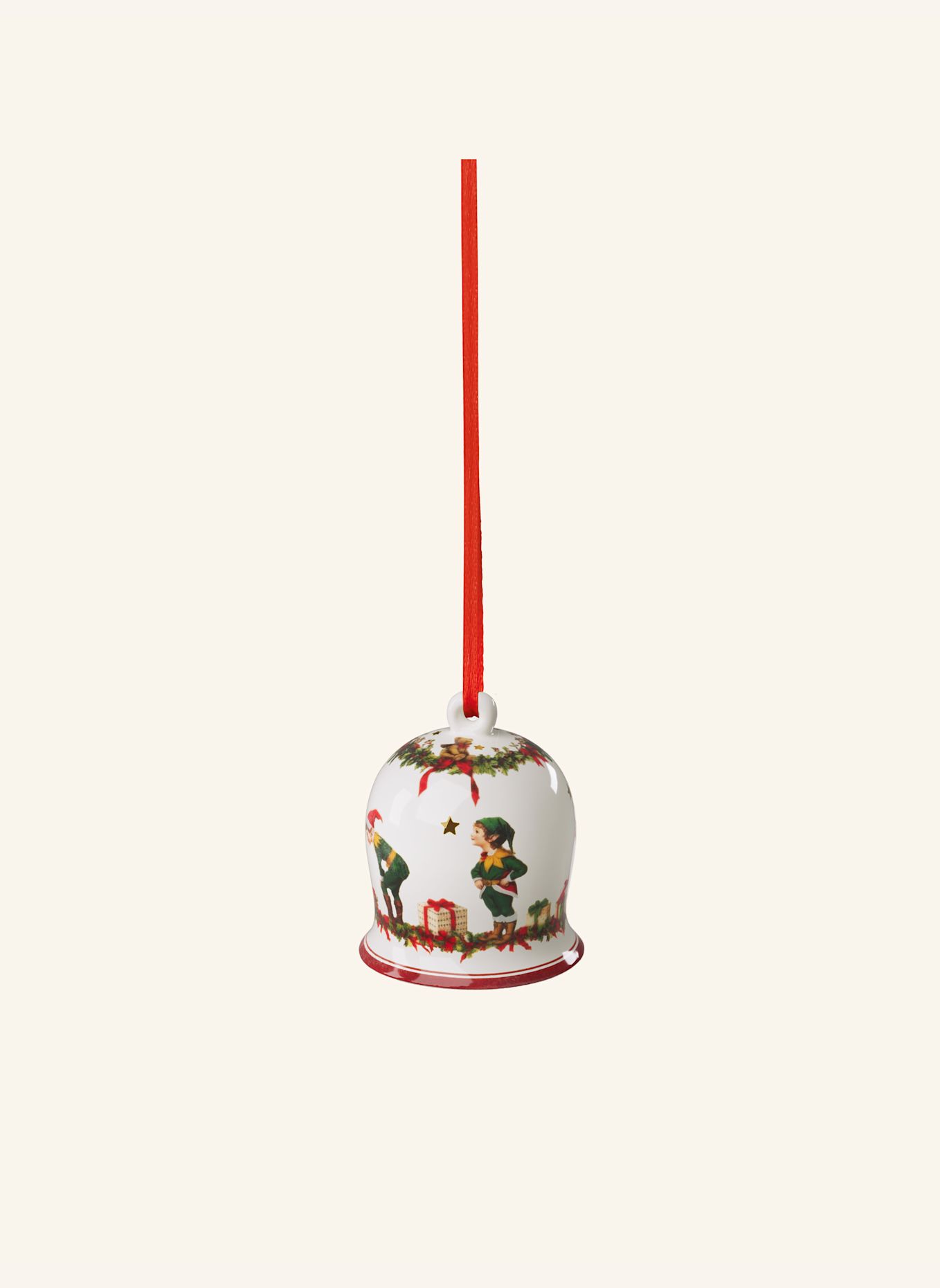 Villeroy & Boch Jahres-Glocke 2026 ANNUAL CHRISTMAS EDITION: GELB / GRÜN / BLAU