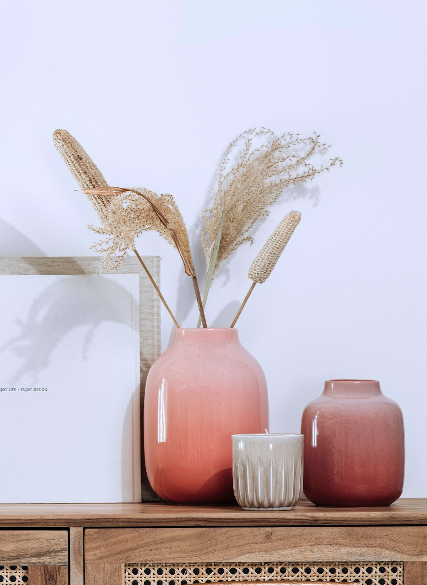 like. by Villeroy & Boch Vase Nek gross PERLEMOR HOME, Farbe: ROSA (Bild 2)