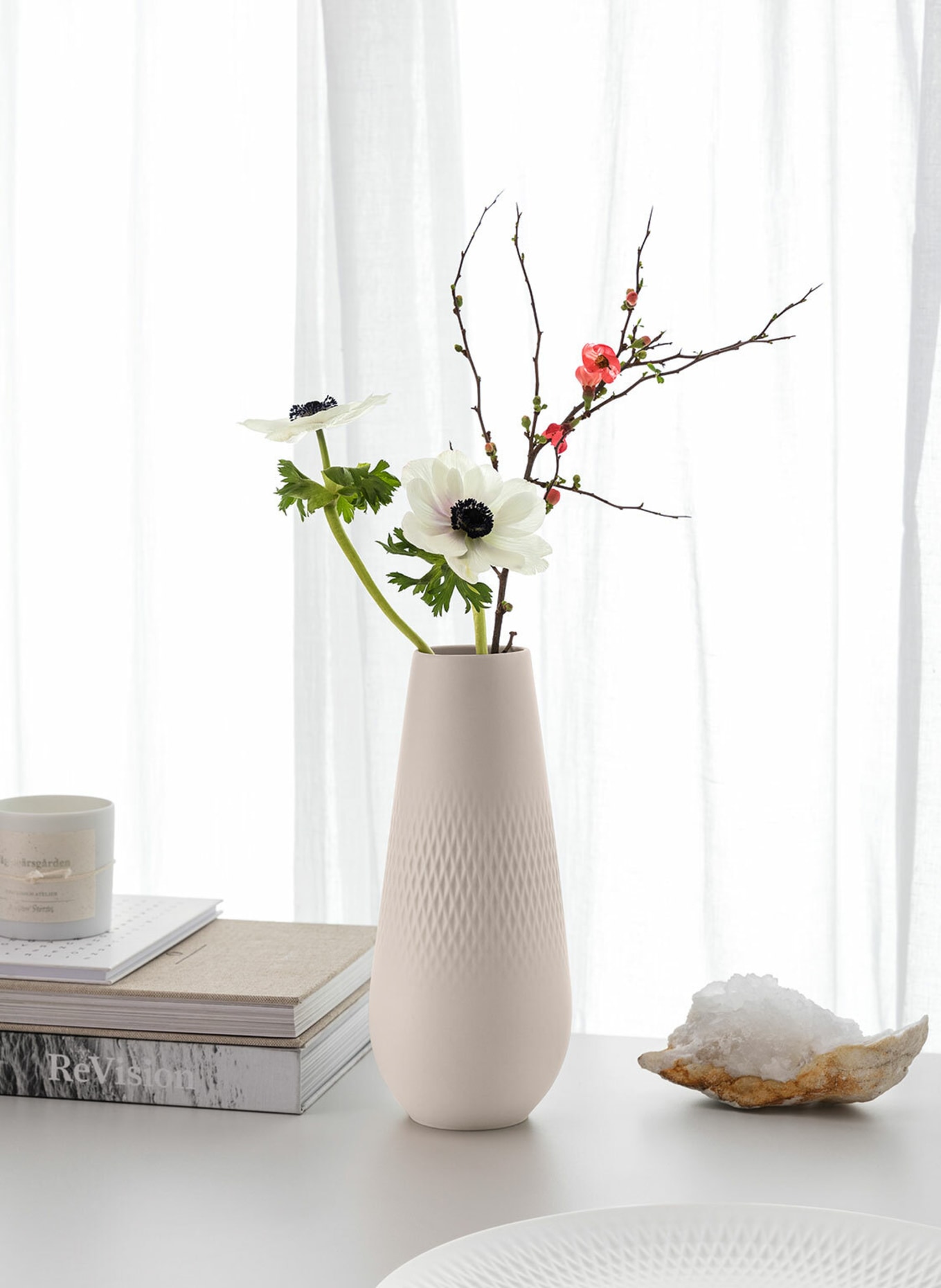 Villeroy & Boch Vase MANUFACTURE COLLIER BEIGE, Farbe: BEIGE (Bild 2)
