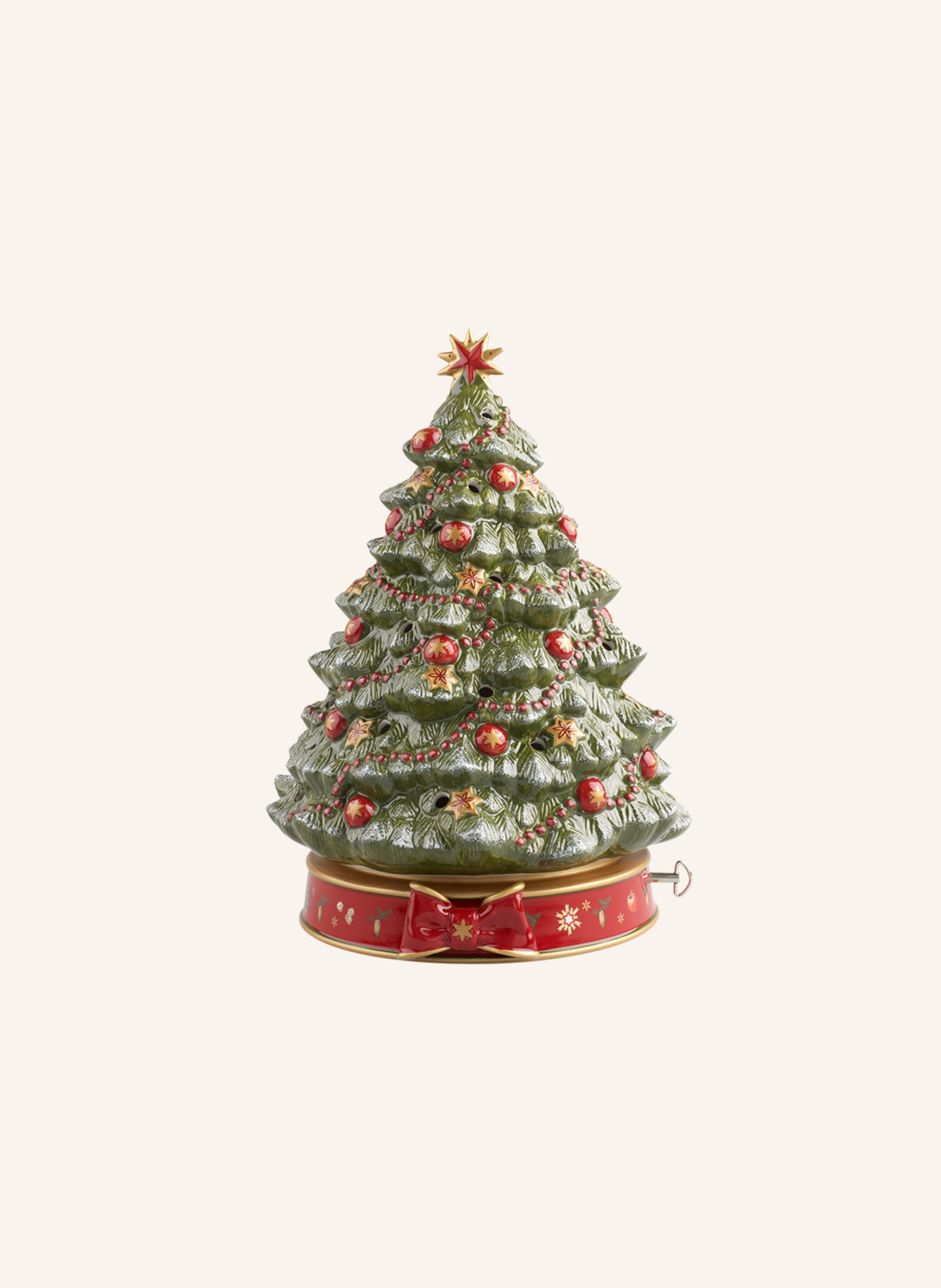 Villeroy & Boch Weihnachtsbaum mit Spieluhr TOY'S DELIGHT, Farbe: GRÜN (Bild 1)