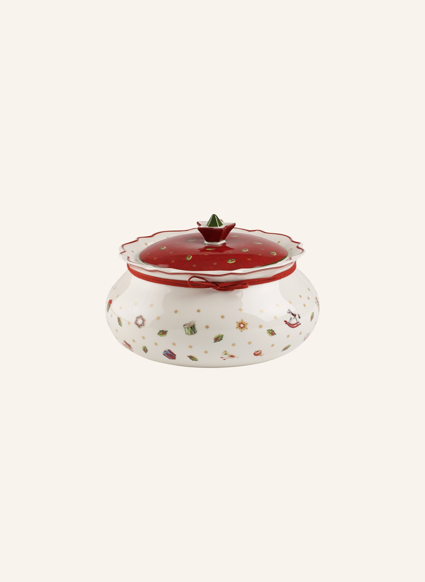 Villeroy & Boch Aufbewahrungsdose TOY'S DELIGHT, Farbe: ROT/ WEISS (Bild 1)