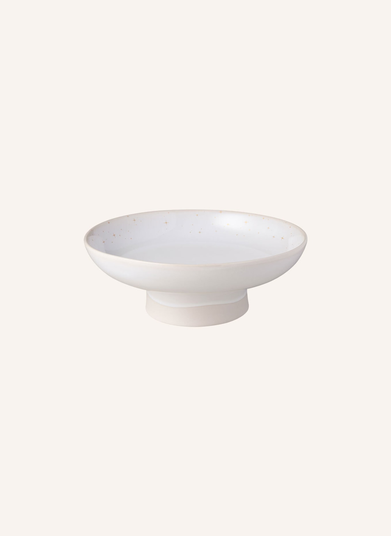 like. by Villeroy & Boch Schale auf Fuß WINTER GLOW, Farbe: BEIGE (Bild 1)