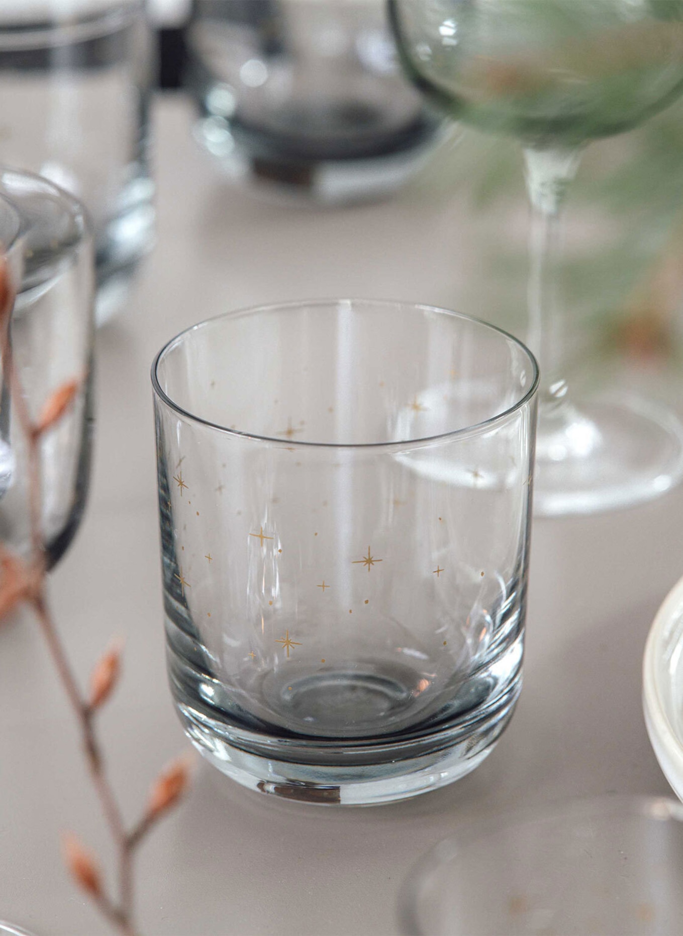 like. by Villeroy & Boch Wasserglas, Set 2tlg WINTER GLOW, Farbe: GRAU (Bild 2)