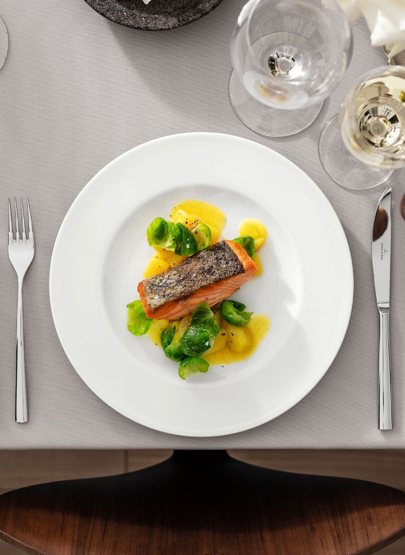 Villeroy & Boch Speiseteller ROYAL: WEISS