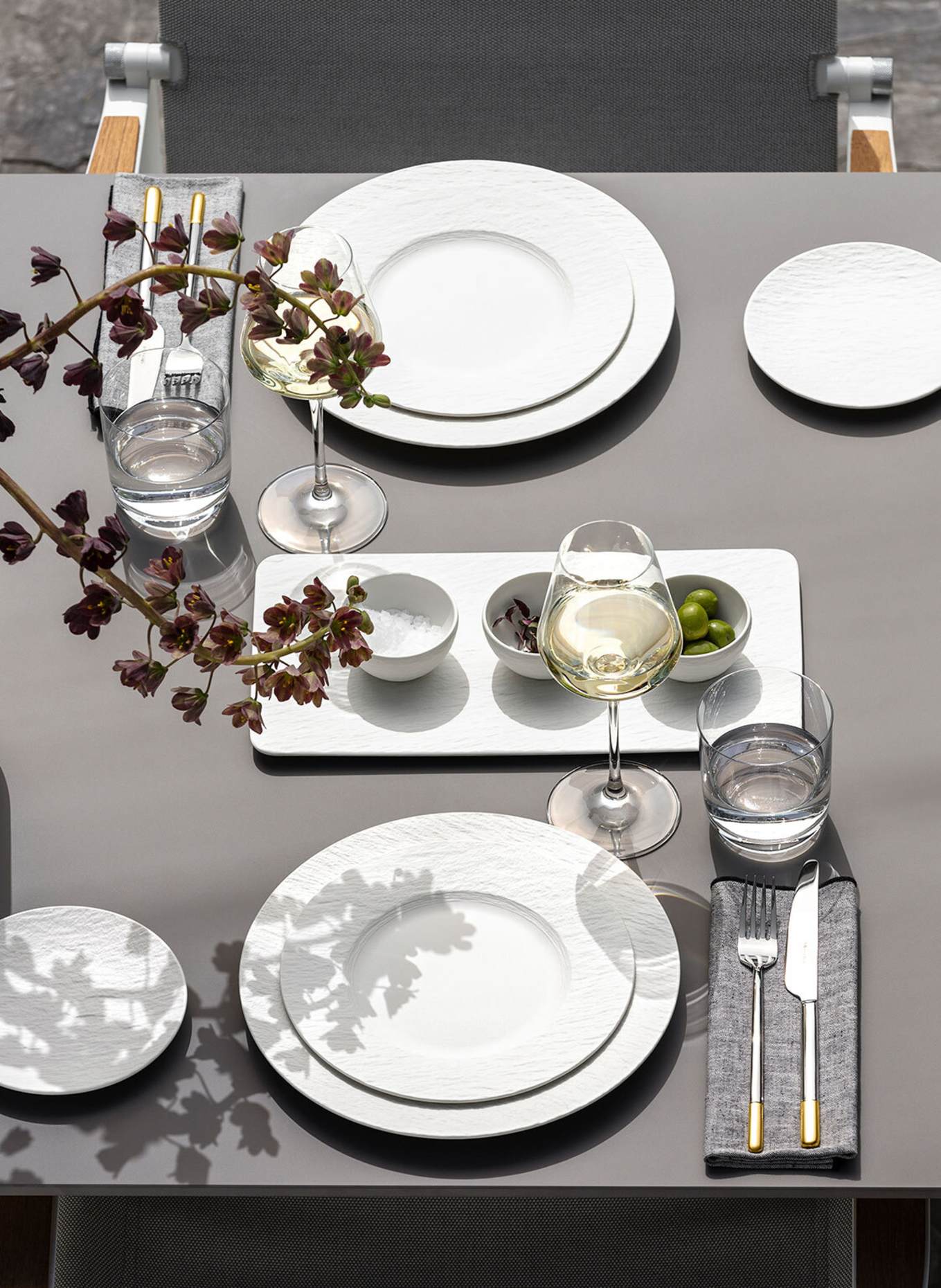 Villeroy & Boch Speiseteller MANUFACTURE ROCK: WEISS