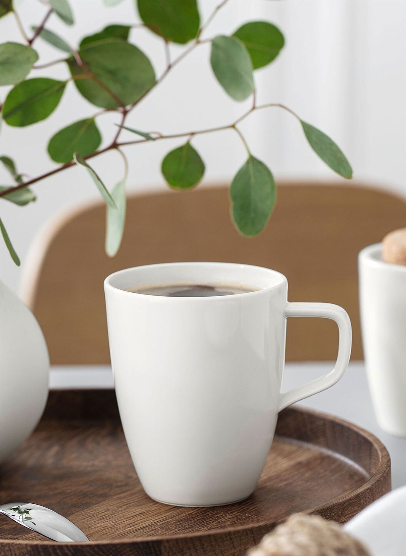 Villeroy & Boch Becher mit Henkel ARTESANO ORIGINAL: WEISS