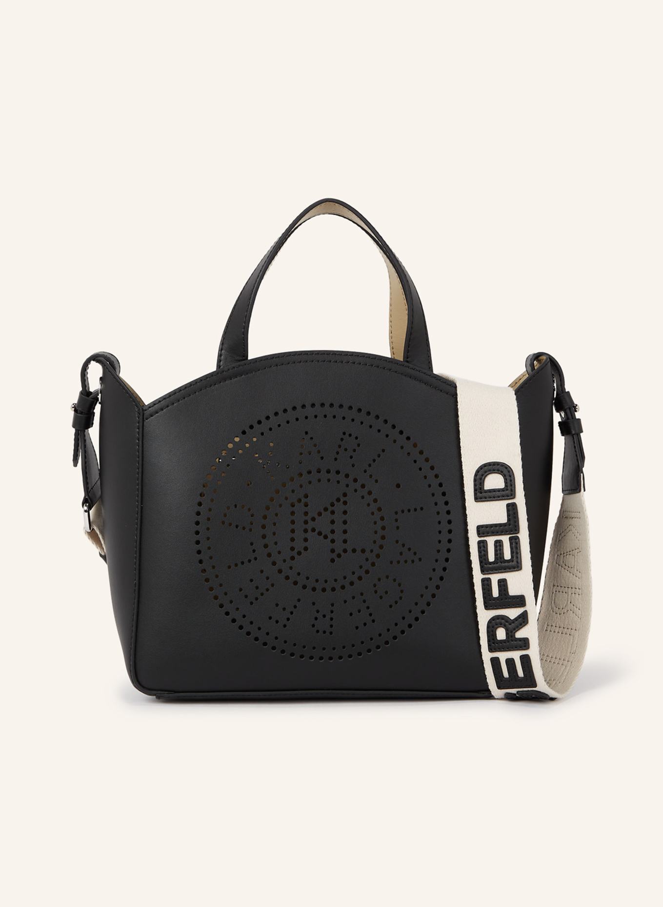 KARL LAGERFELD Handtasche: SCHWARZ