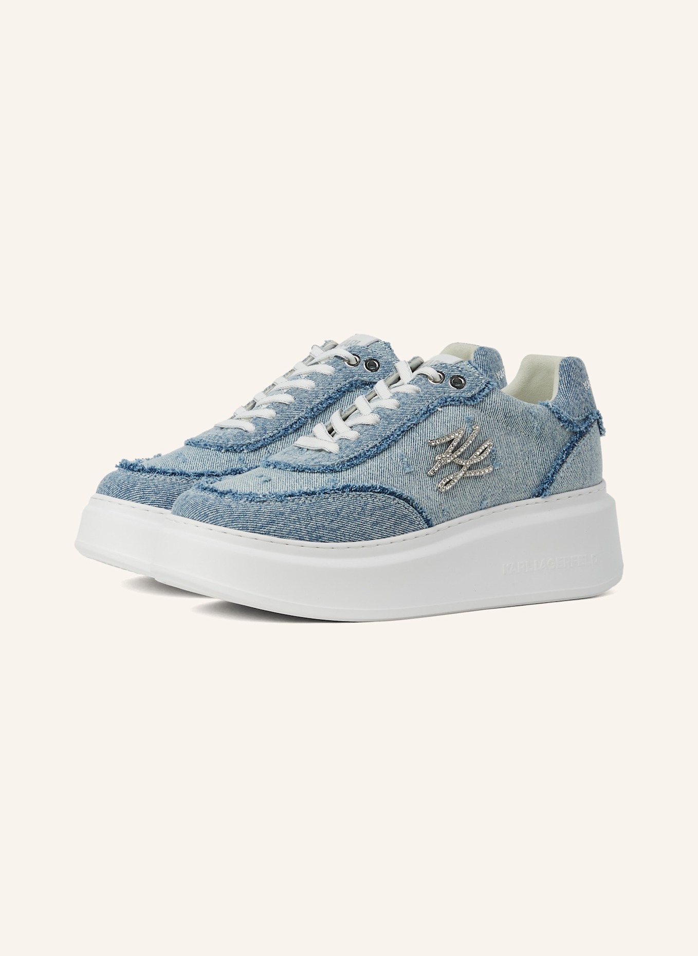 KARL LAGERFELD Sneaker: BLAU