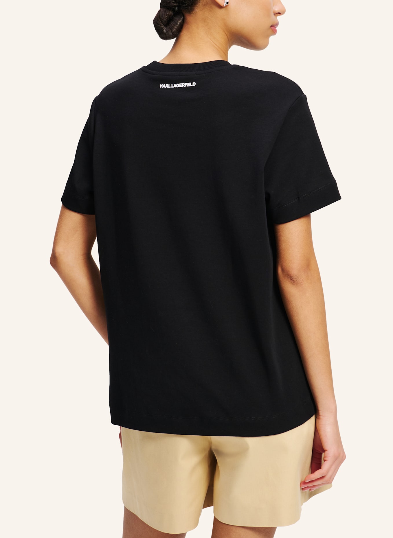 KARL LAGERFELD T-shirt: SCHWARZ