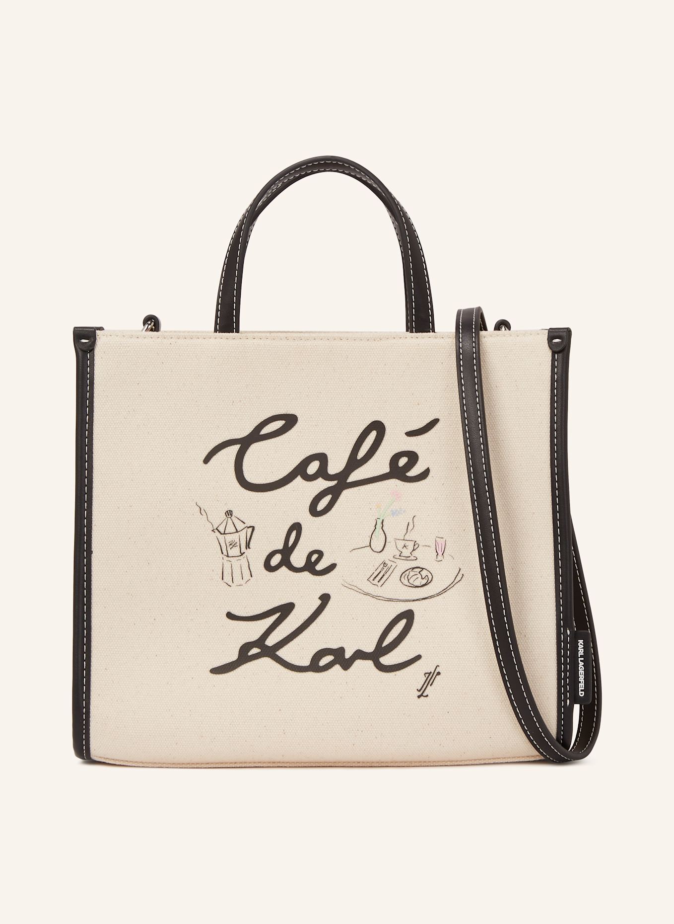 KARL LAGERFELD Karl Lagerfeld x Jorge Parra Shopper: BEIGE