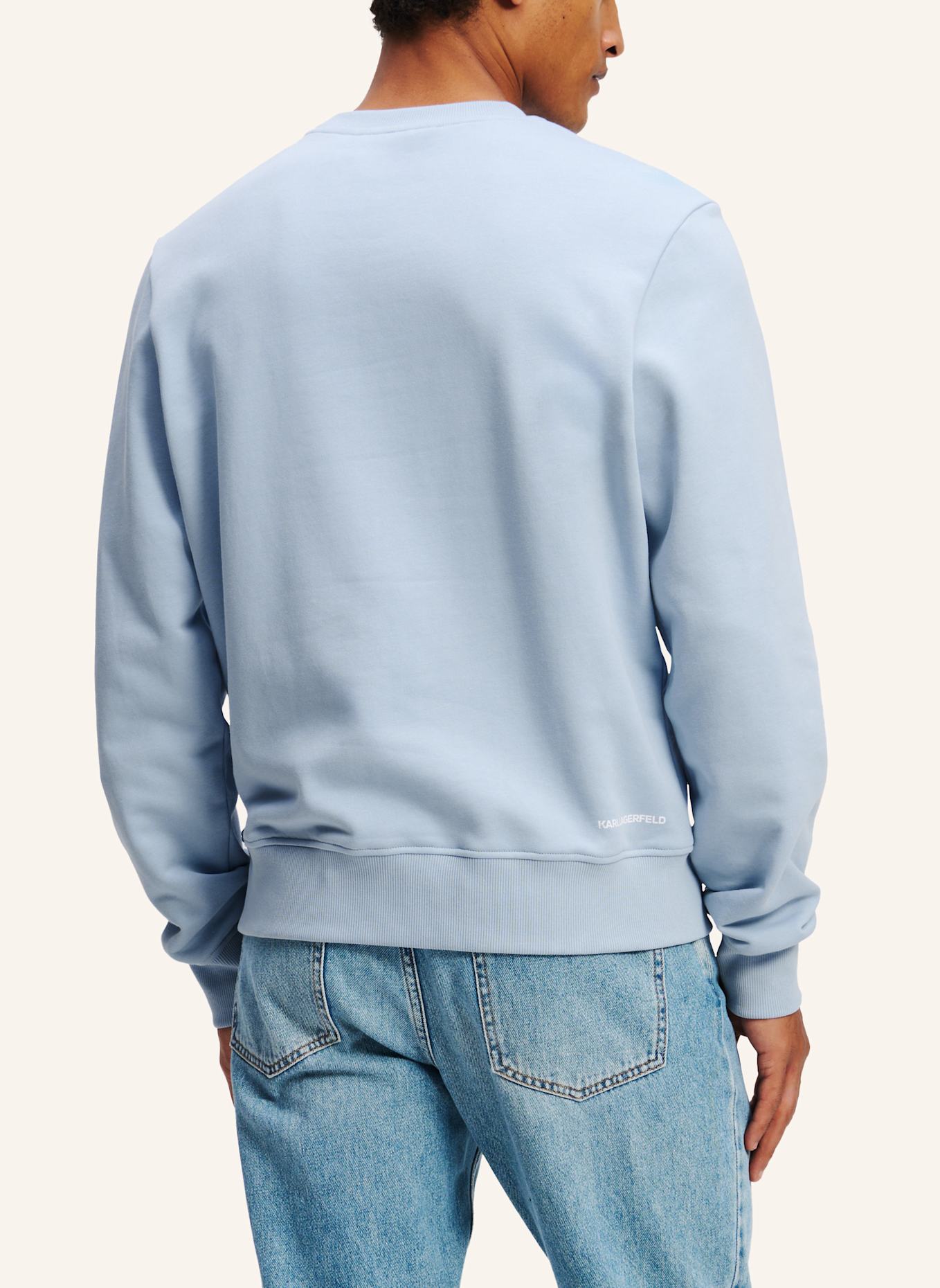 KARL LAGERFELD Sweatshirt: BLAU