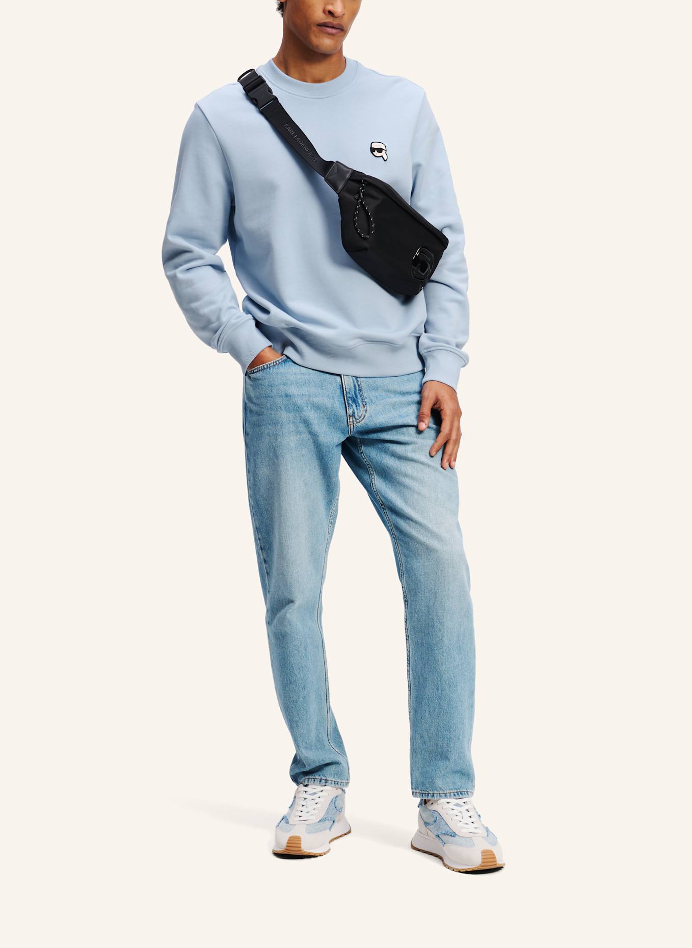 KARL LAGERFELD Sweatshirt: BLAU