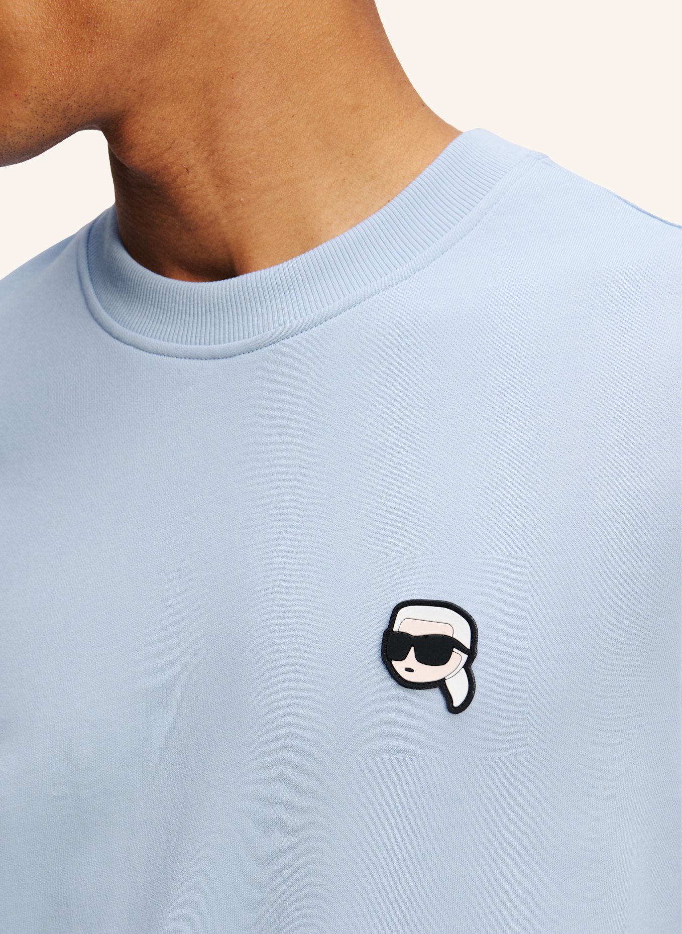 KARL LAGERFELD Sweatshirt: BLAU